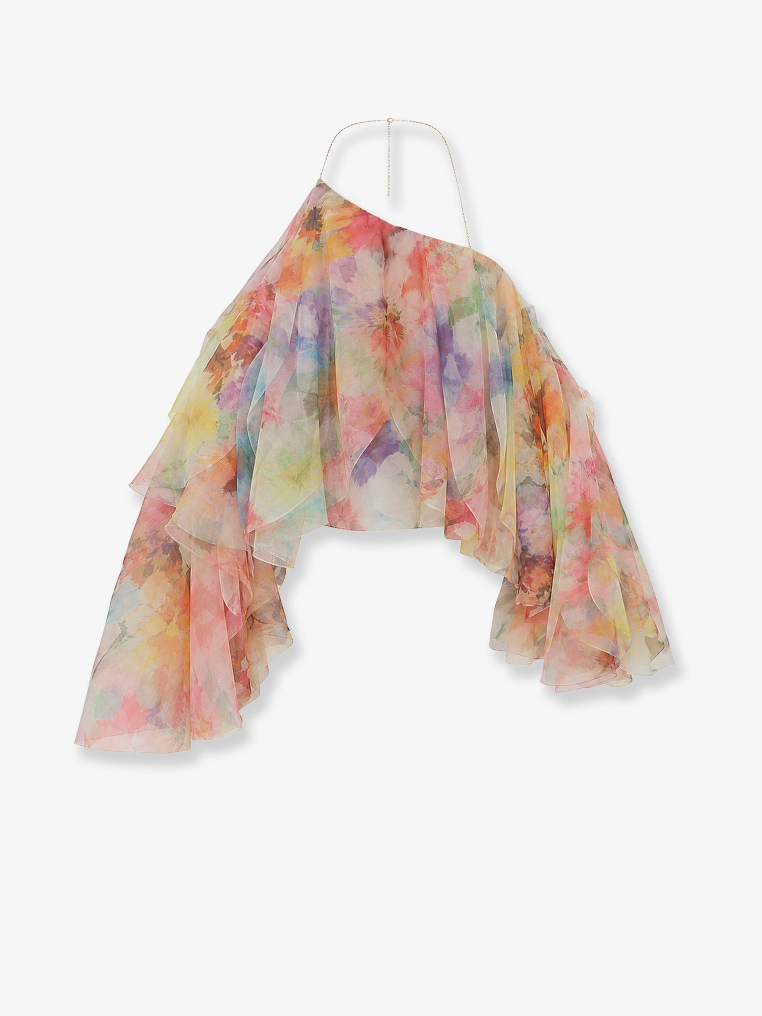 Zimmermann Women Luna Fanned Multicolor Top ZIMMERMANN