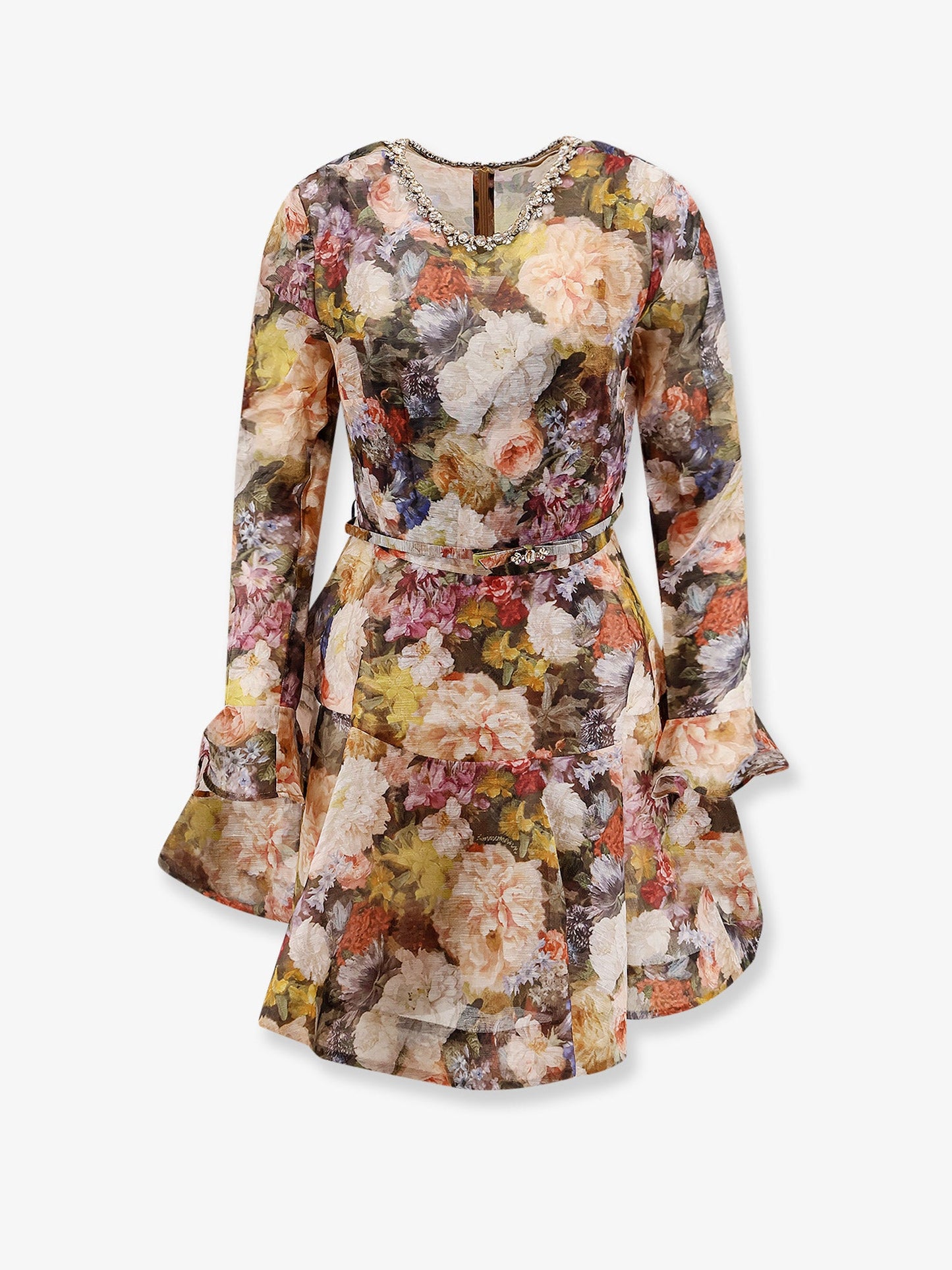 Zimmermann Women Alchemy Linen And Silk Dress ZIMMERMANN