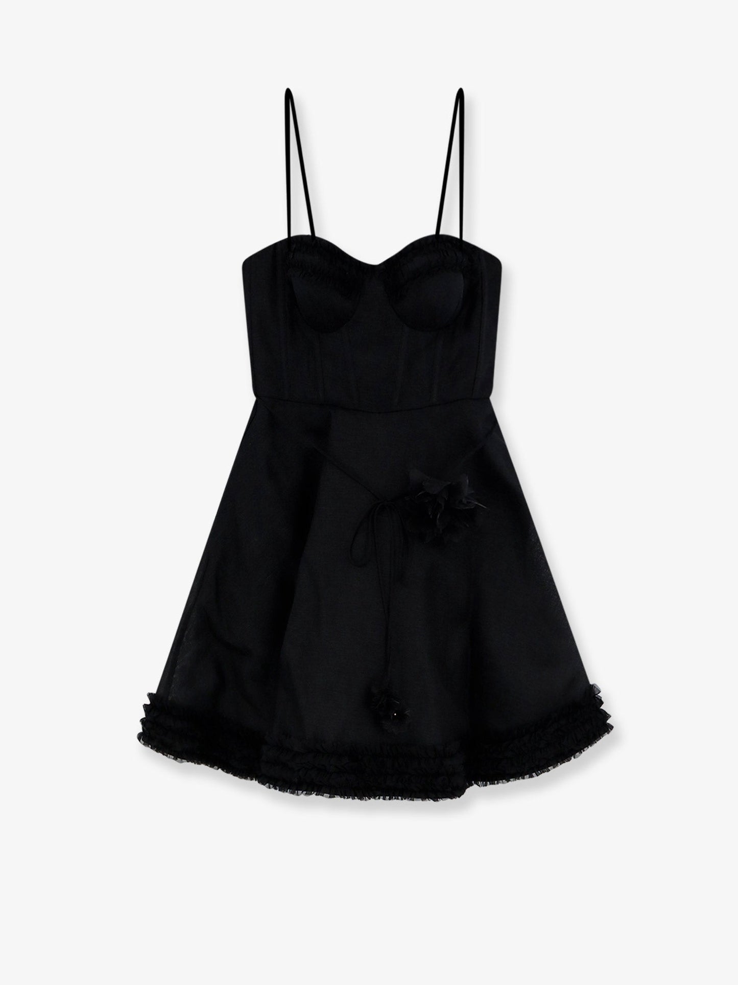 Zimmermann Women Luna Linen And Silk Blend Mini Dress ZIMMERMANN