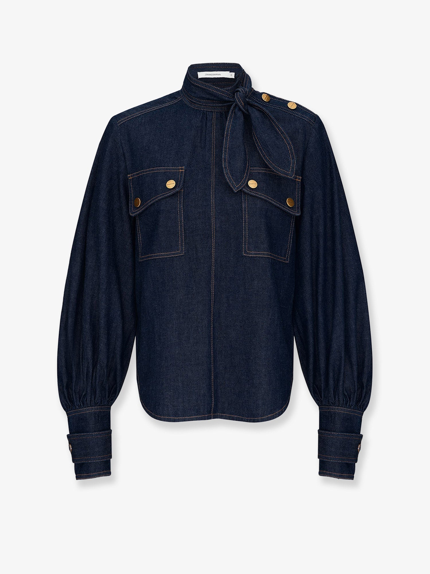 Zimmermann Women Cargo Denim Shirt ZIMMERMANN