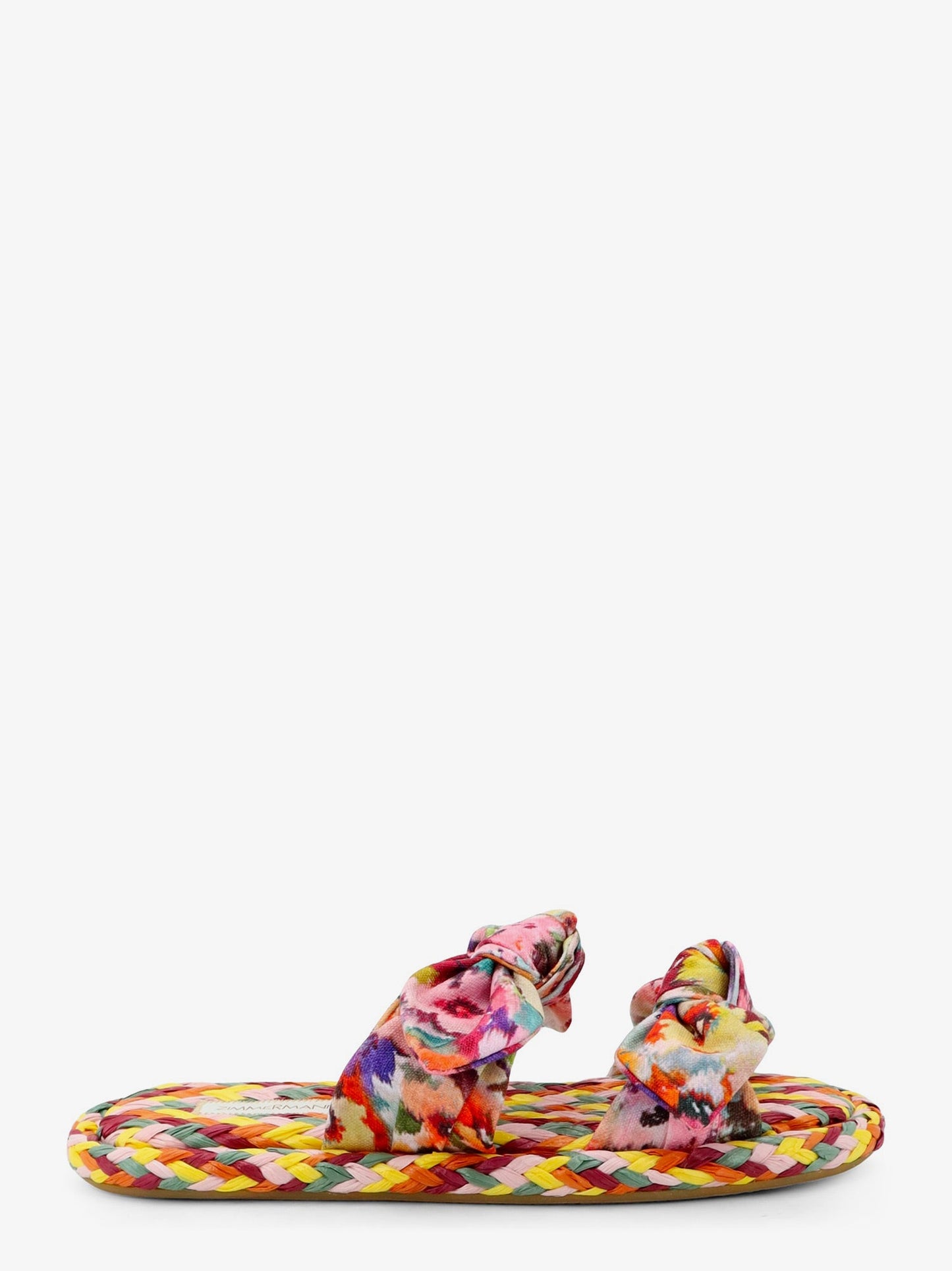 Zimmermann Women Multicolored Raffia Carousel Sandals ZIMMERMANN