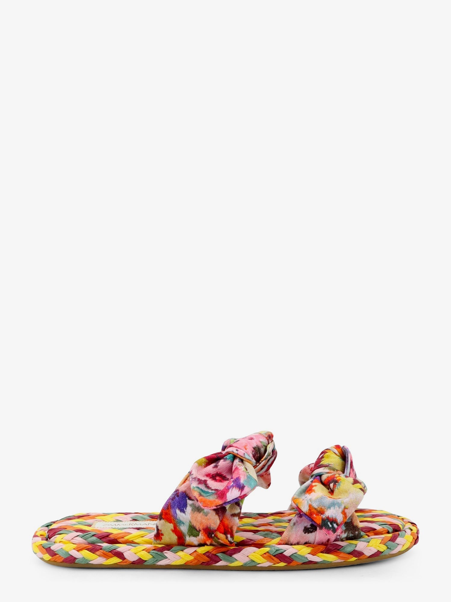 Zimmermann Women Multicolored Raffia Carousel Sandals ZIMMERMANN