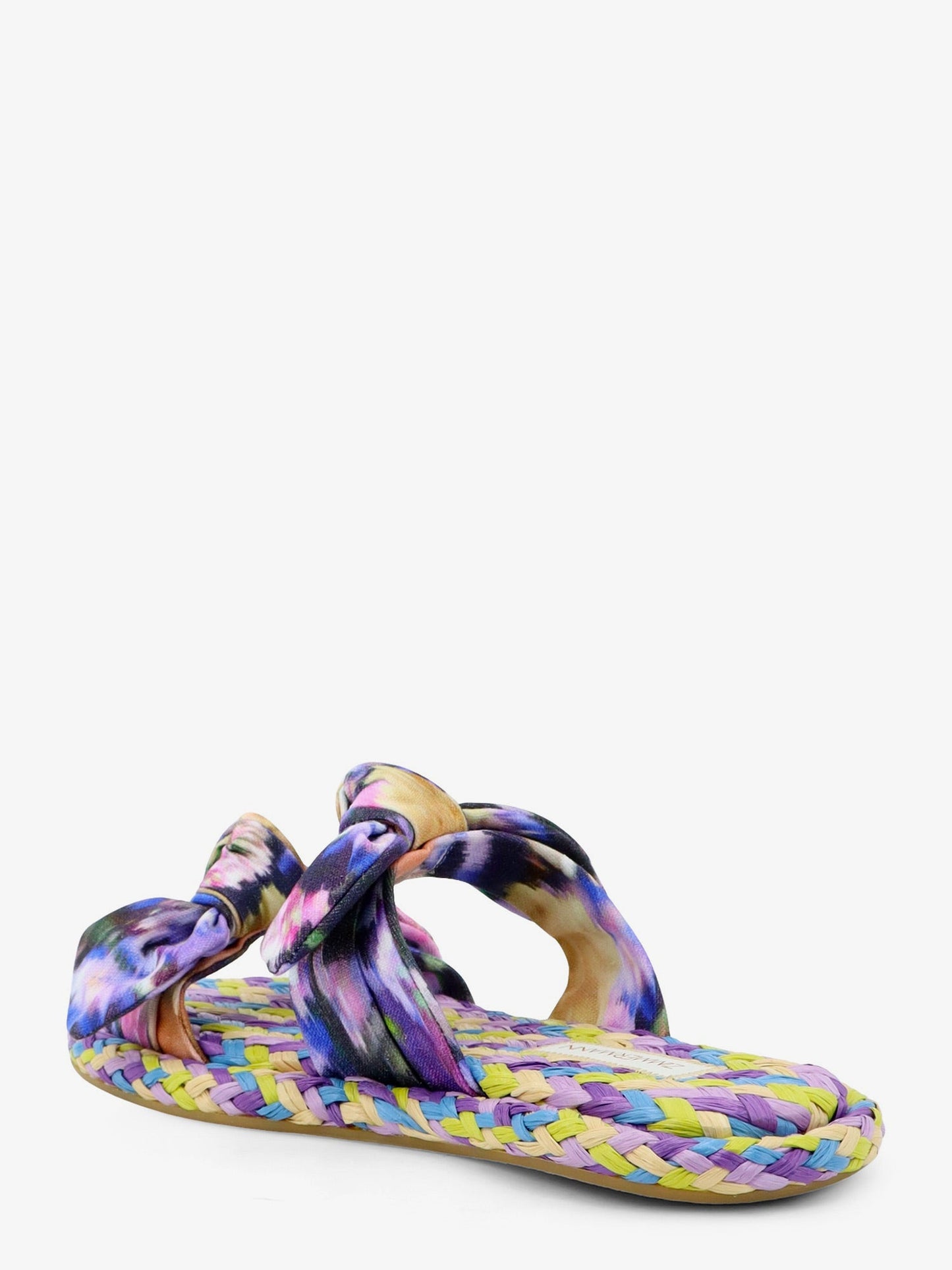 Zimmermann Women Carousel Multicolored Raffia Sandals ZIMMERMANN