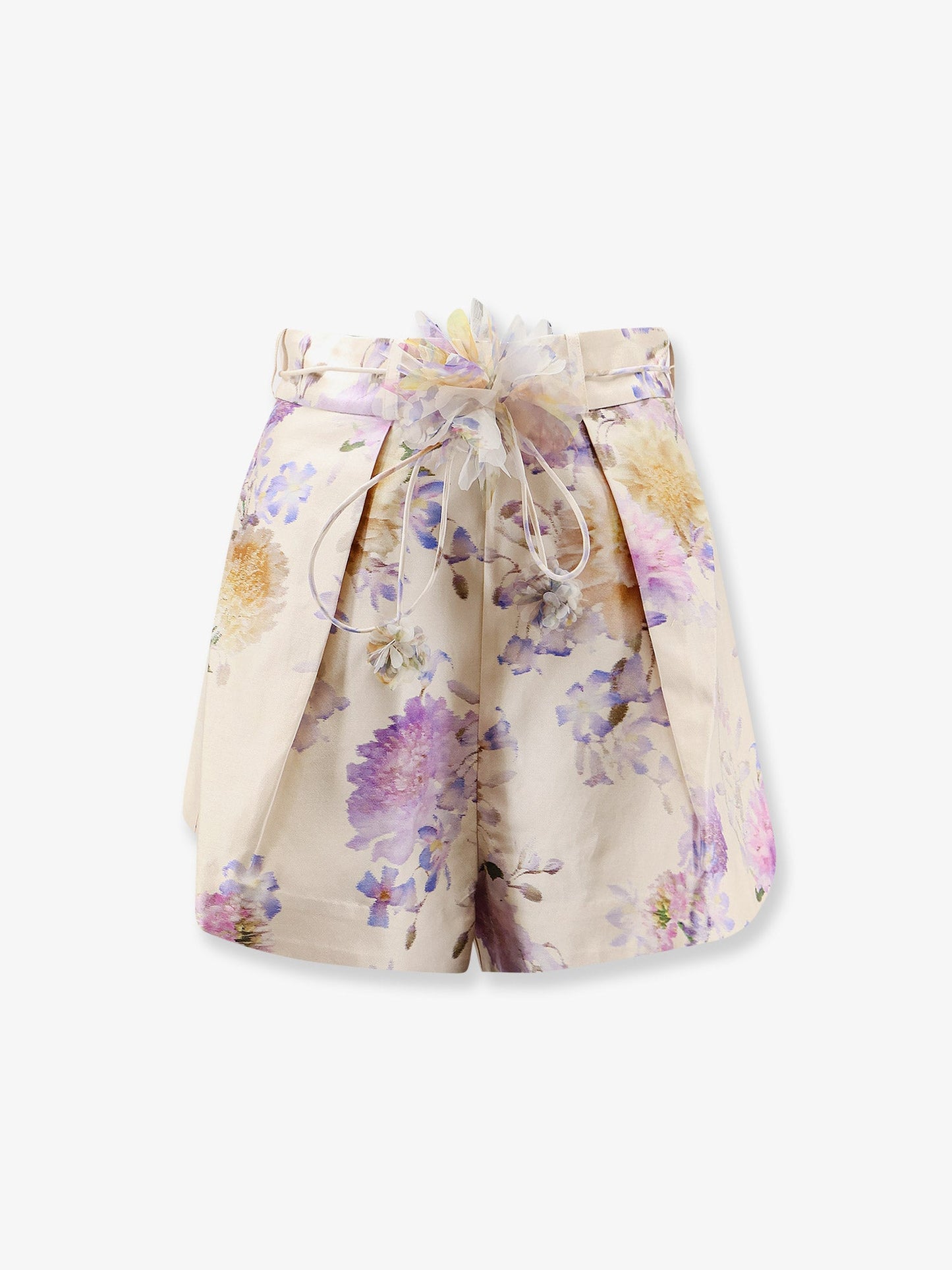 Zimmermann Women Luna Silk And Cotton Shorts ZIMMERMANN