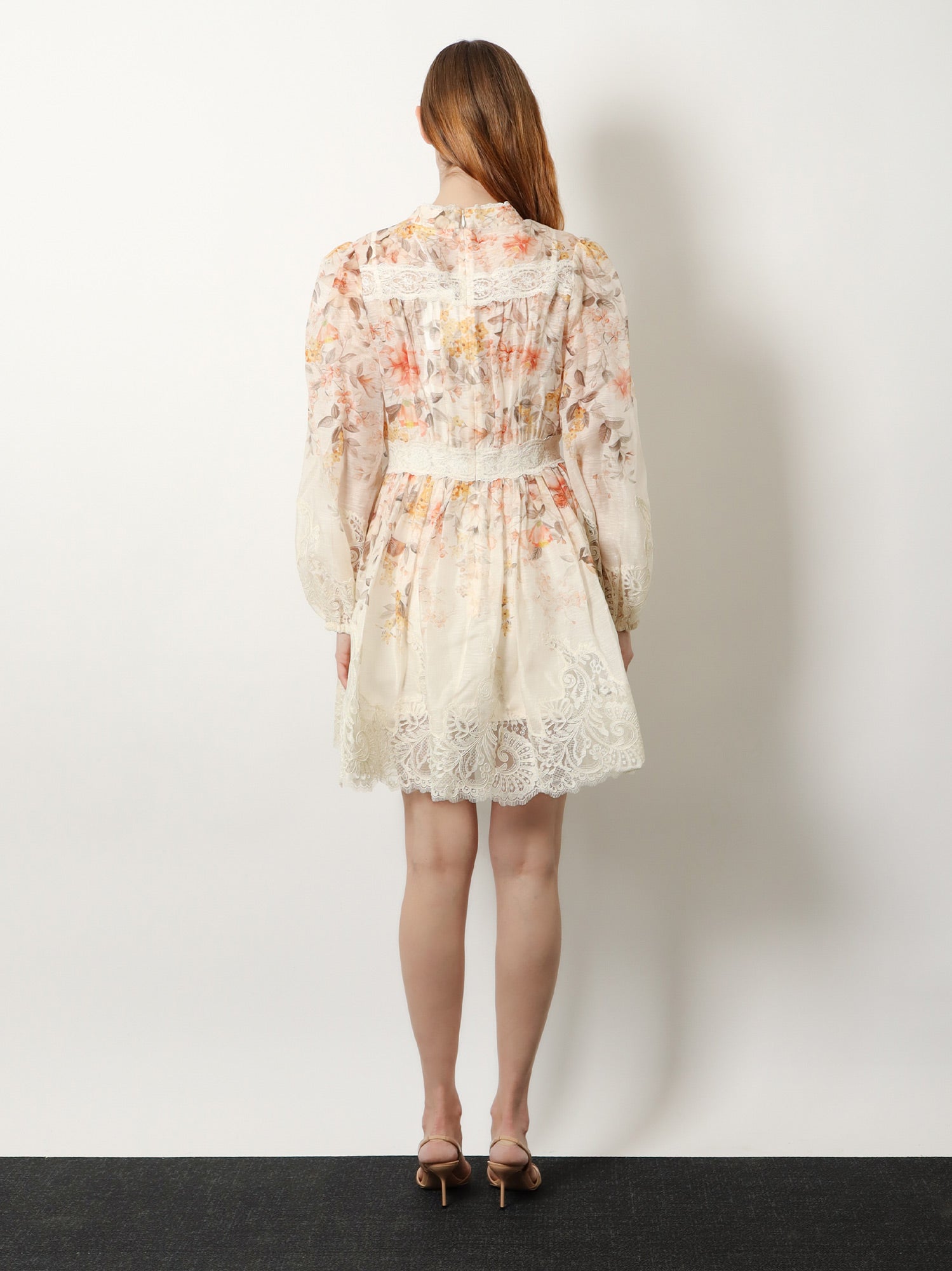 Zimmermann Women Luna Linen And Silk Dress ZIMMERMANN
