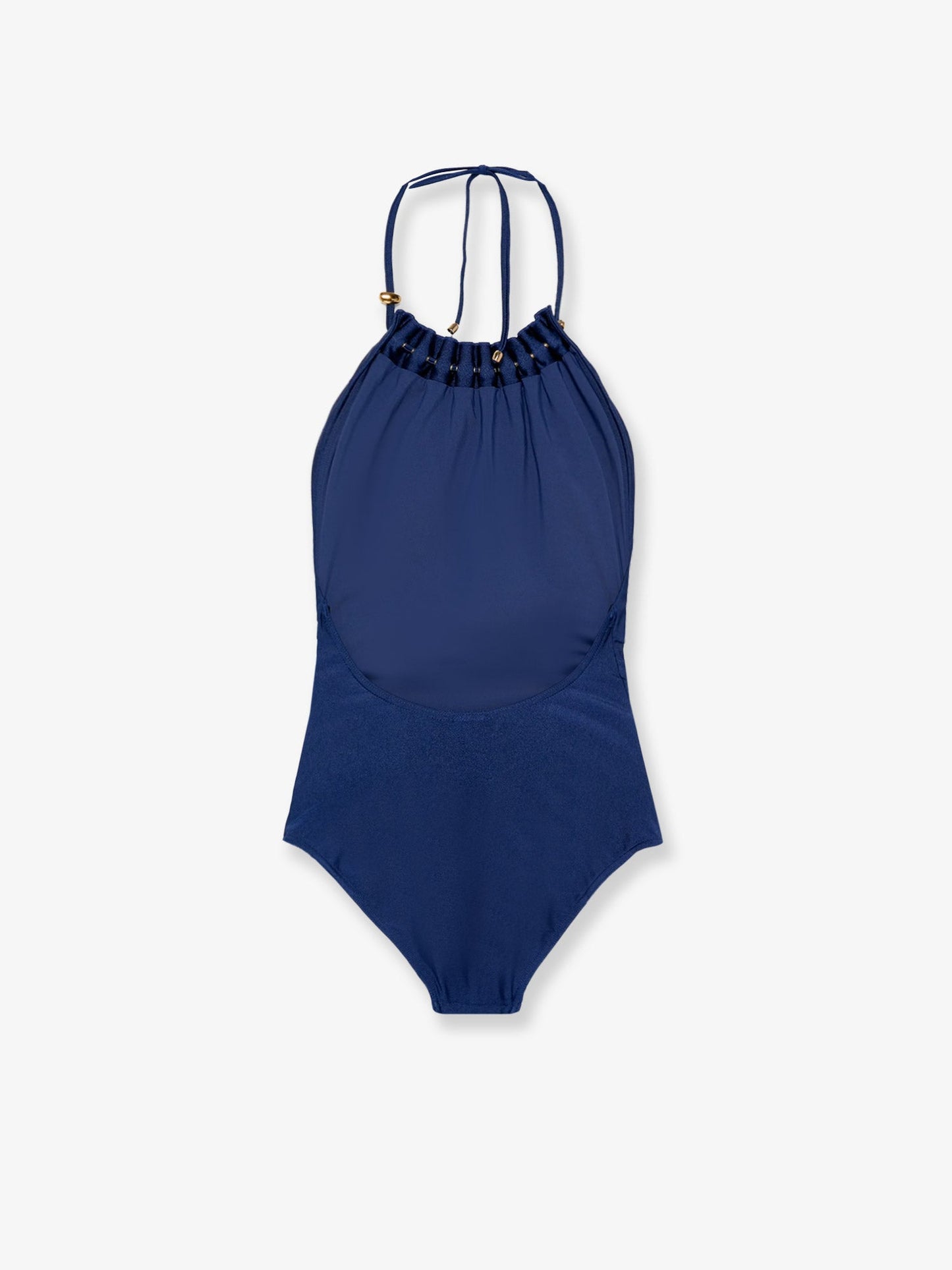 Zimmermann Women Aster One-Piece Swimsuit In Shiny Nylon With Bead Detail ZIMMERMANN