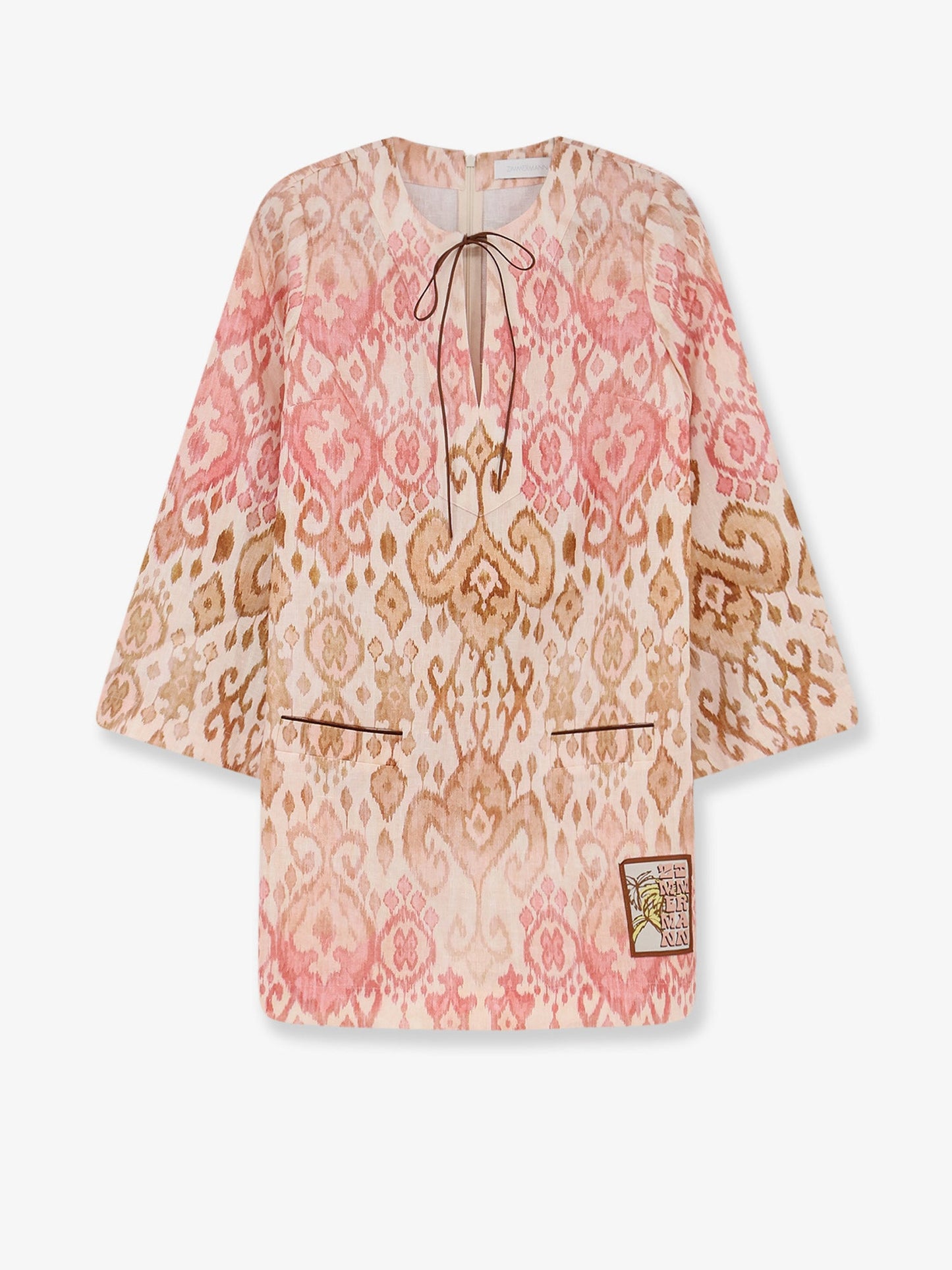 Zimmermann Women Aster Shift Mini Dress ZIMMERMANN