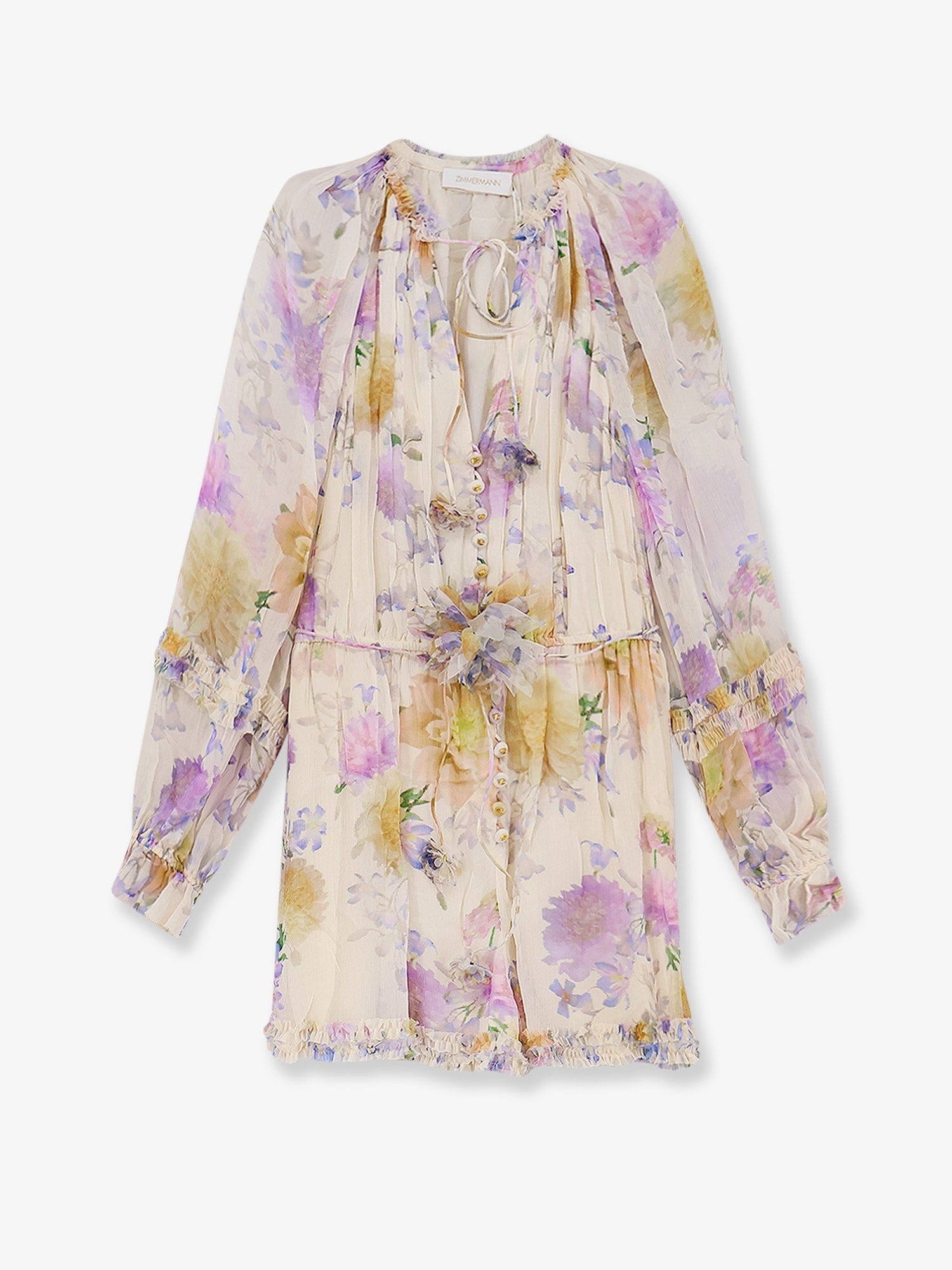 Zimmermann Women Luna Multicolor Viscose Jumpsuit ZIMMERMANN