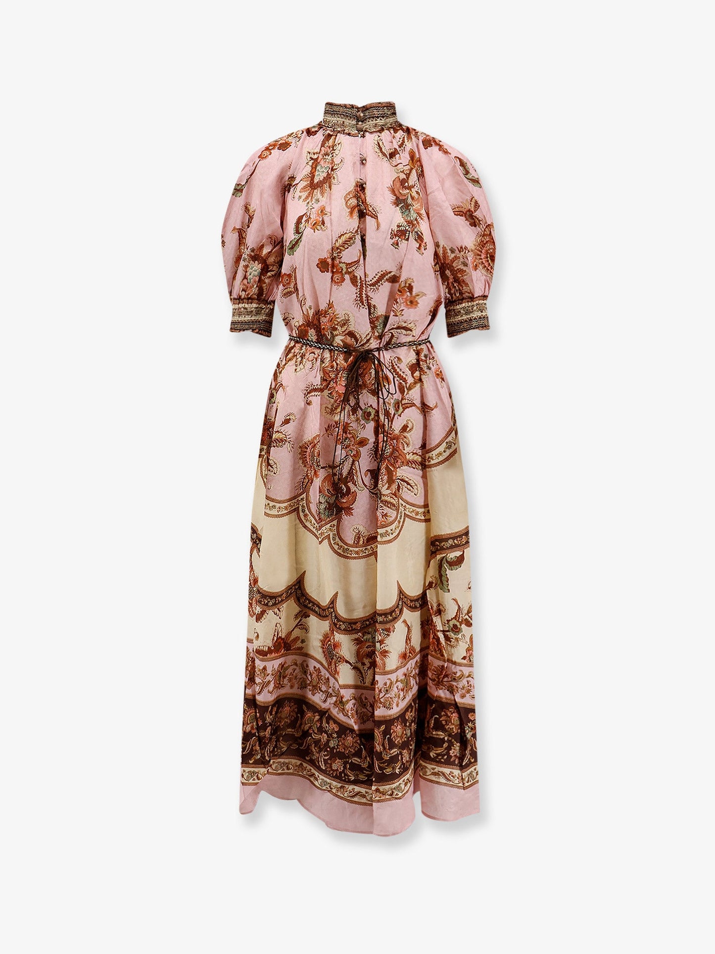 Zimmermann Women Aster Billow Silk Long Dress ZIMMERMANN