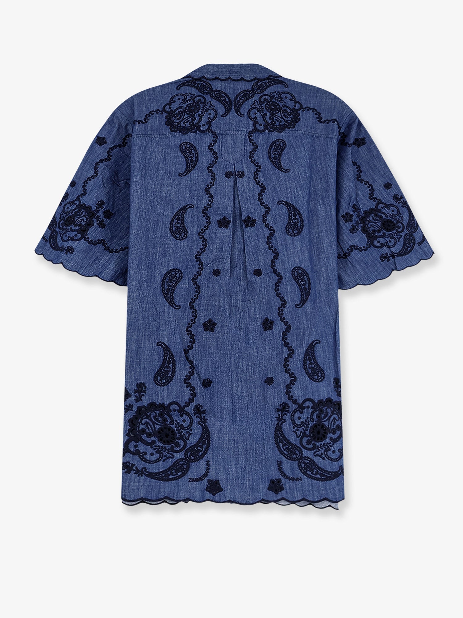 Zimmermann Women Aster Denim Mini Dress ZIMMERMANN