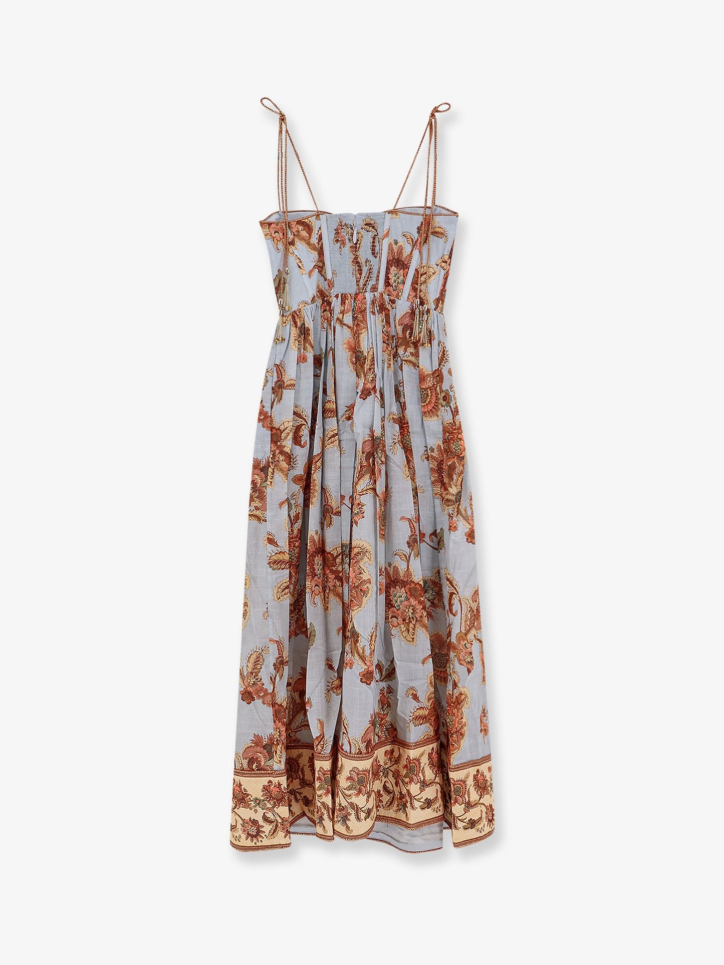 Zimmermann Women Aster Corset Cototn Midi Dress ZIMMERMANN