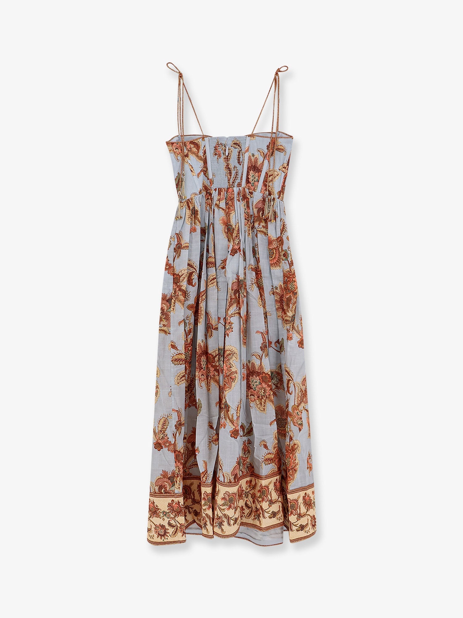 Zimmermann Women Aster Corset Cototn Midi Dress ZIMMERMANN