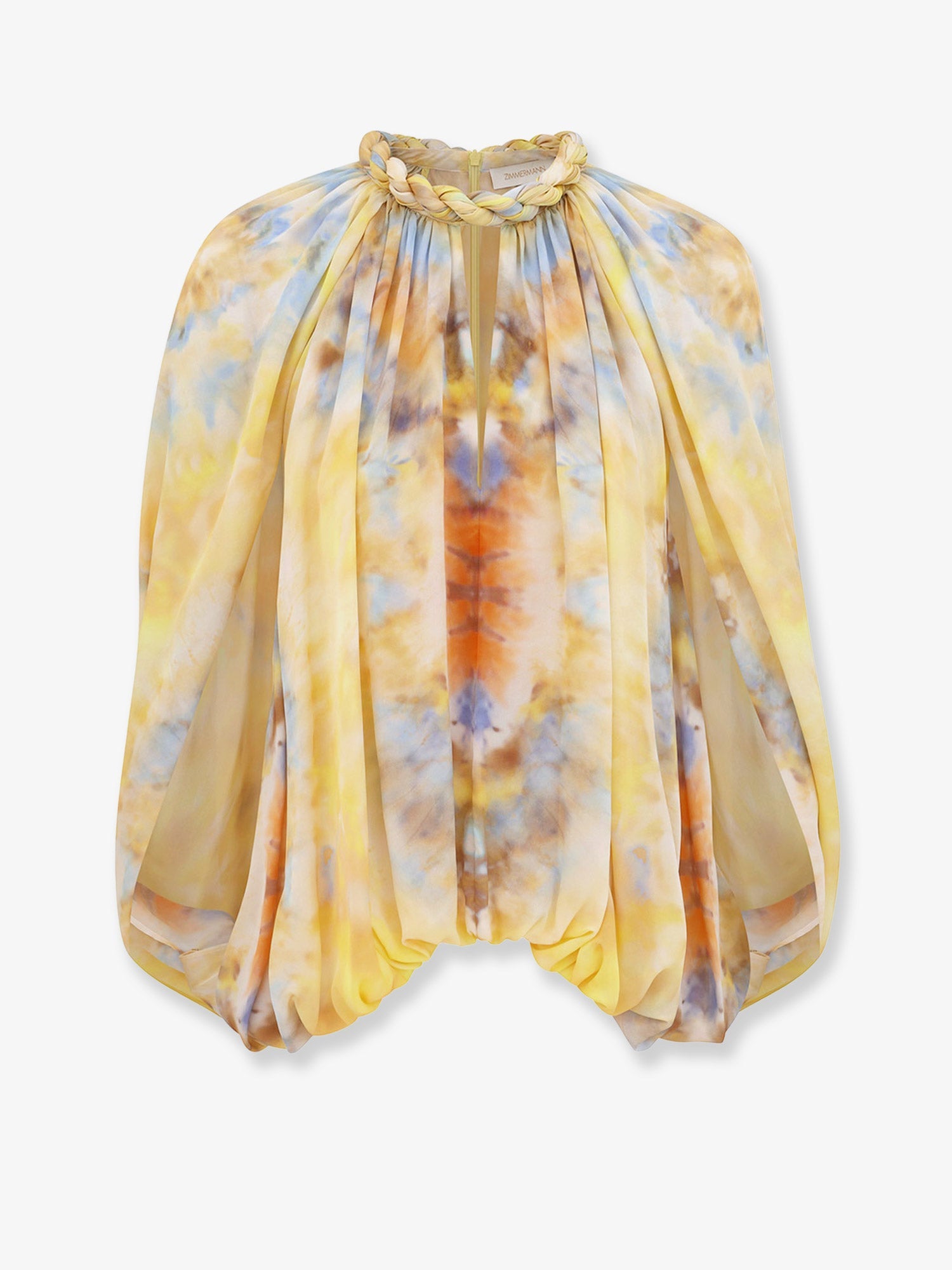 Zimmermann Women Alchemy Twist Billow Silk Top ZIMMERMANN