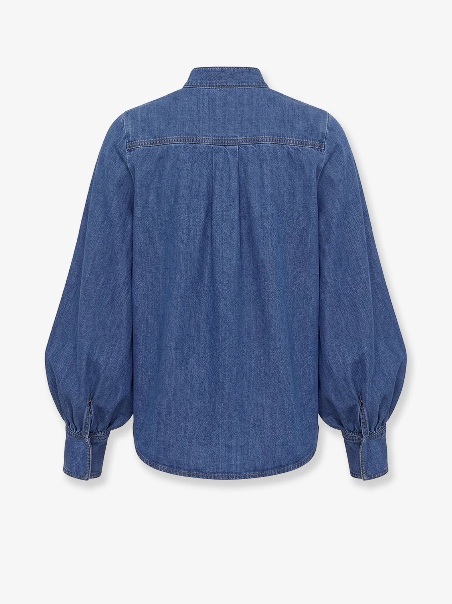 Zimmermann Women Denim Shirt With Cut-Out Embroidery ZIMMERMANN