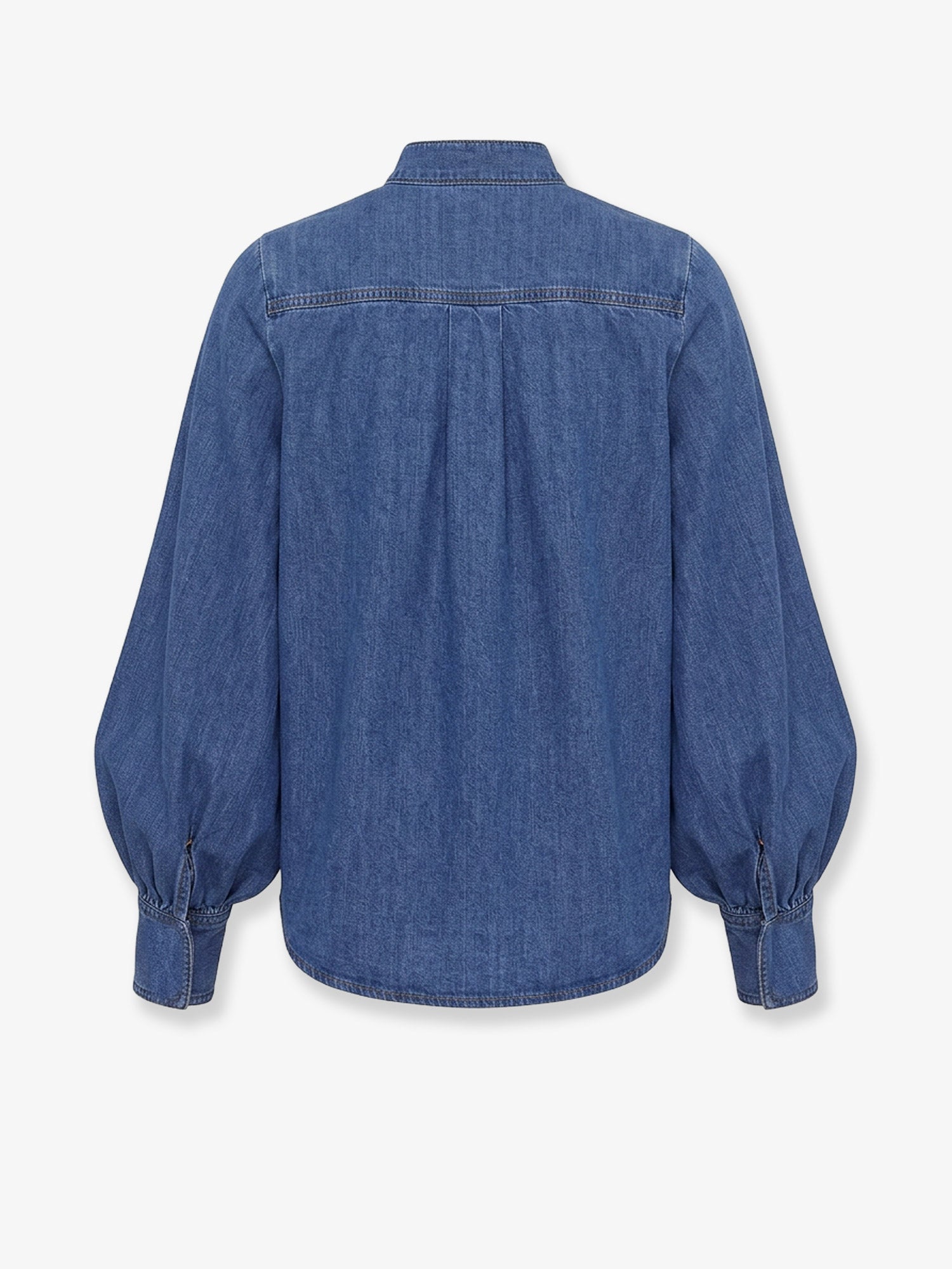Zimmermann Women Denim Shirt With Cut-Out Embroidery ZIMMERMANN