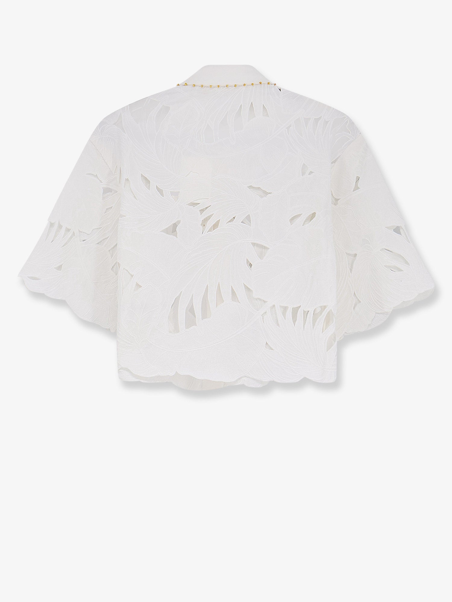 Zimmermann Women Mahon Cotton Shirt With All-Over Embroidery ZIMMERMANN