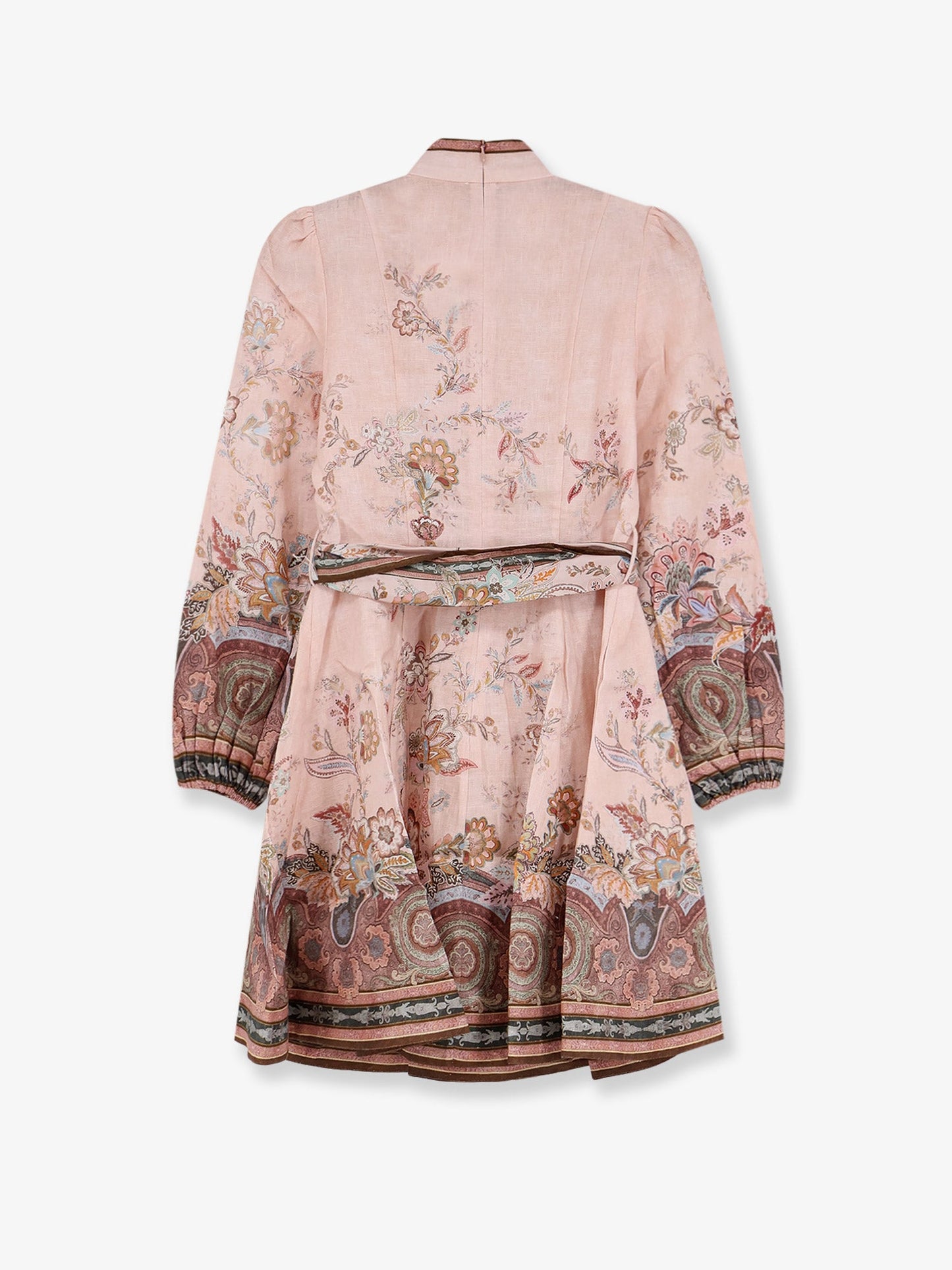 Zimmermann Women Alchemy Linen Dress With Floral Print ZIMMERMANN