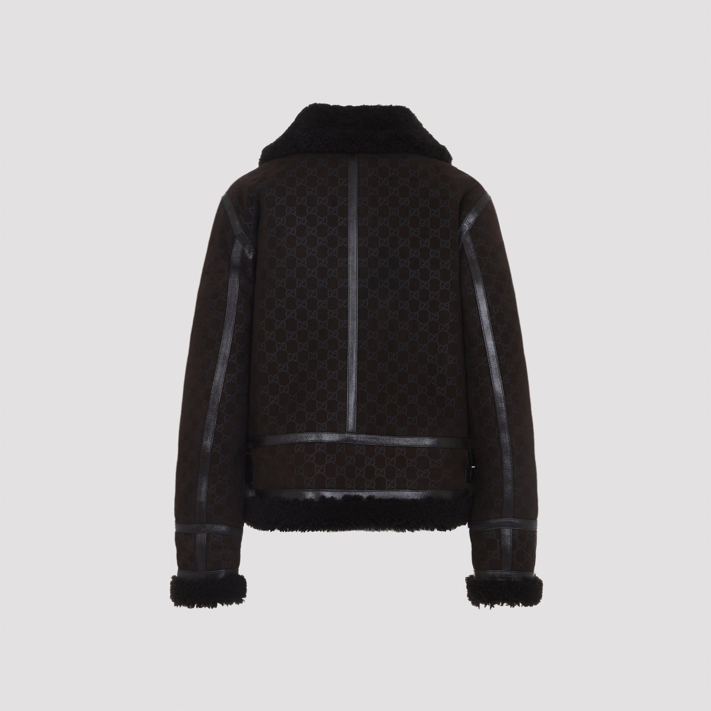 Guggi Gg Shearling Jacket Women GUCCI
