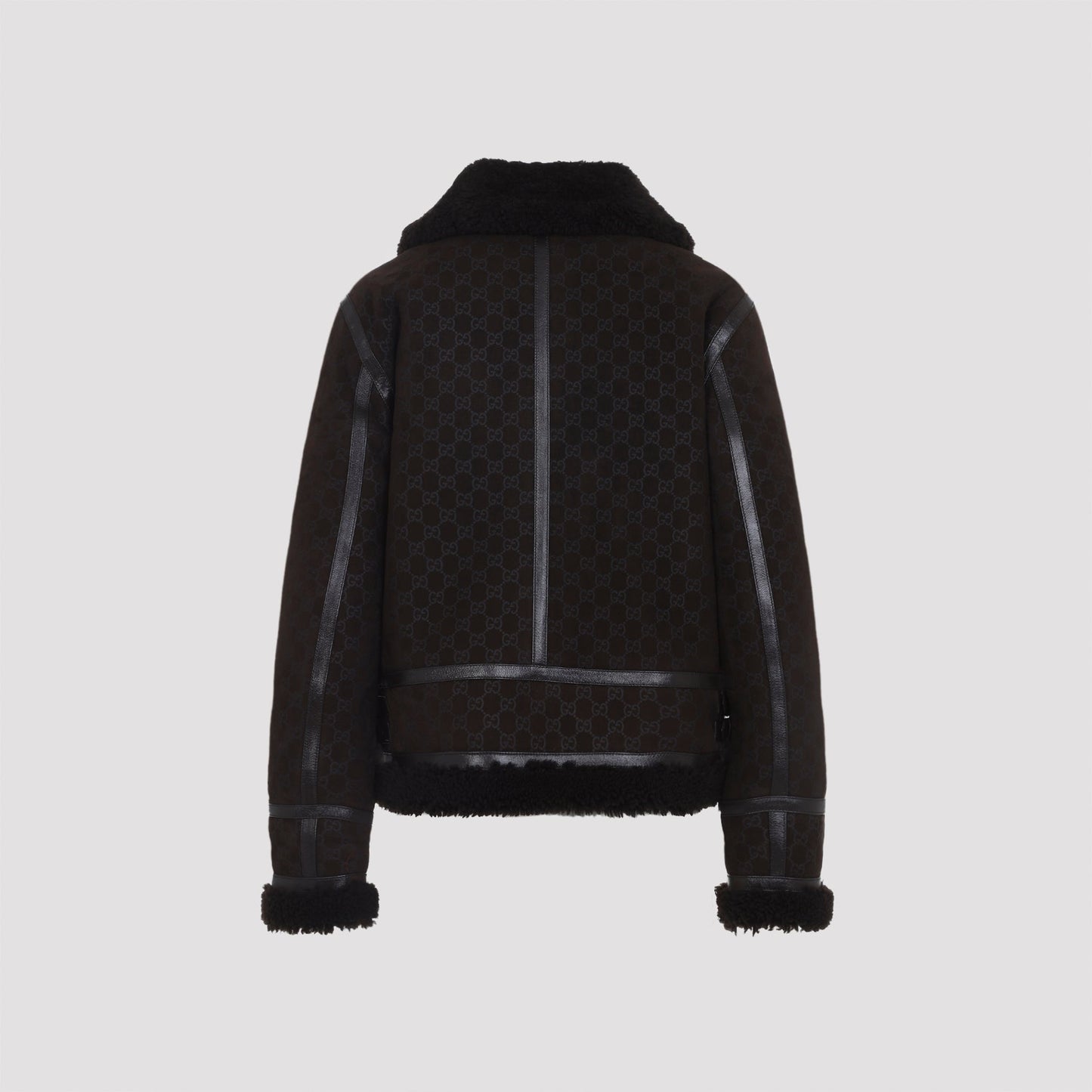 Guggi Gg Shearling Jacket Women GUCCI