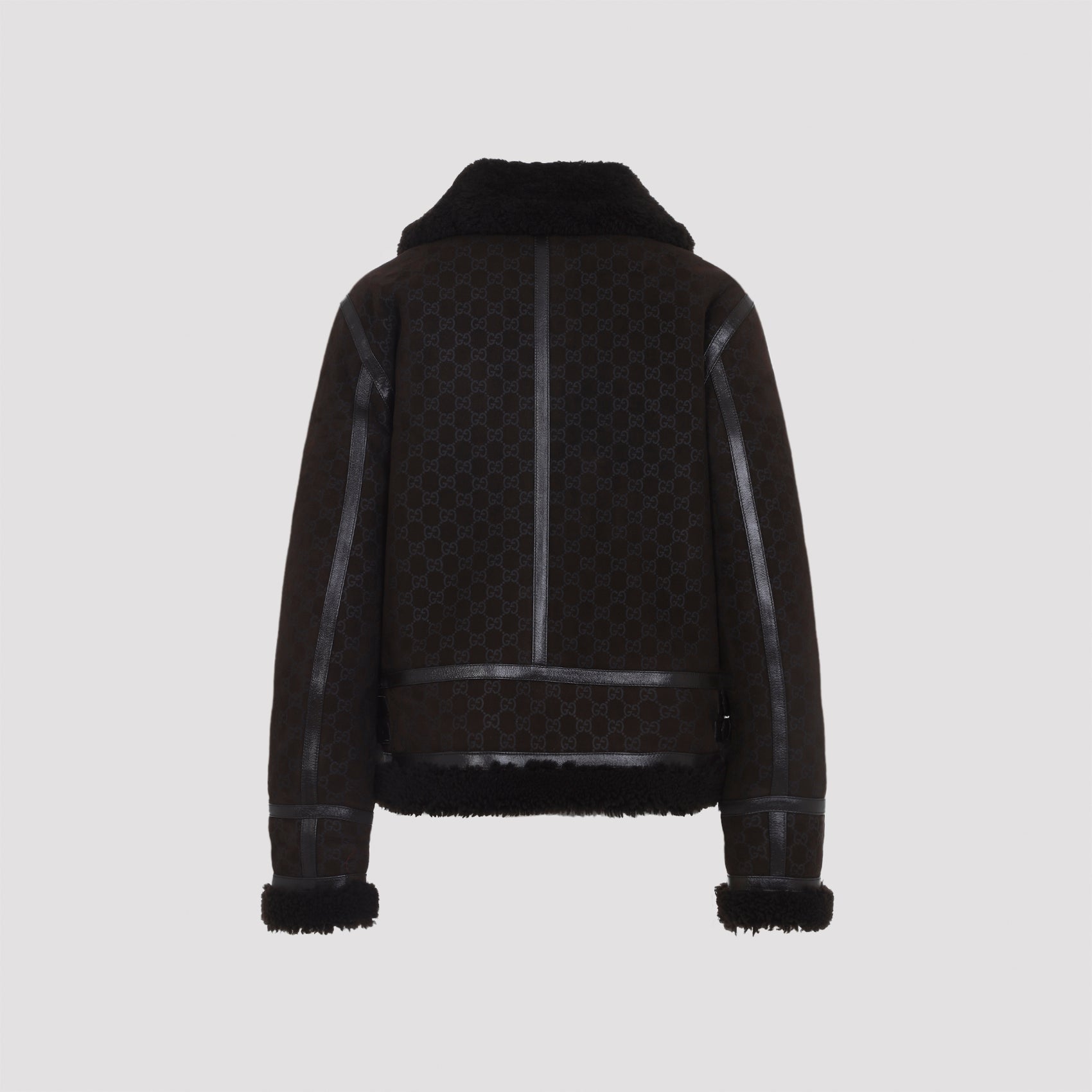 Guggi Gg Shearling Jacket Women GUCCI