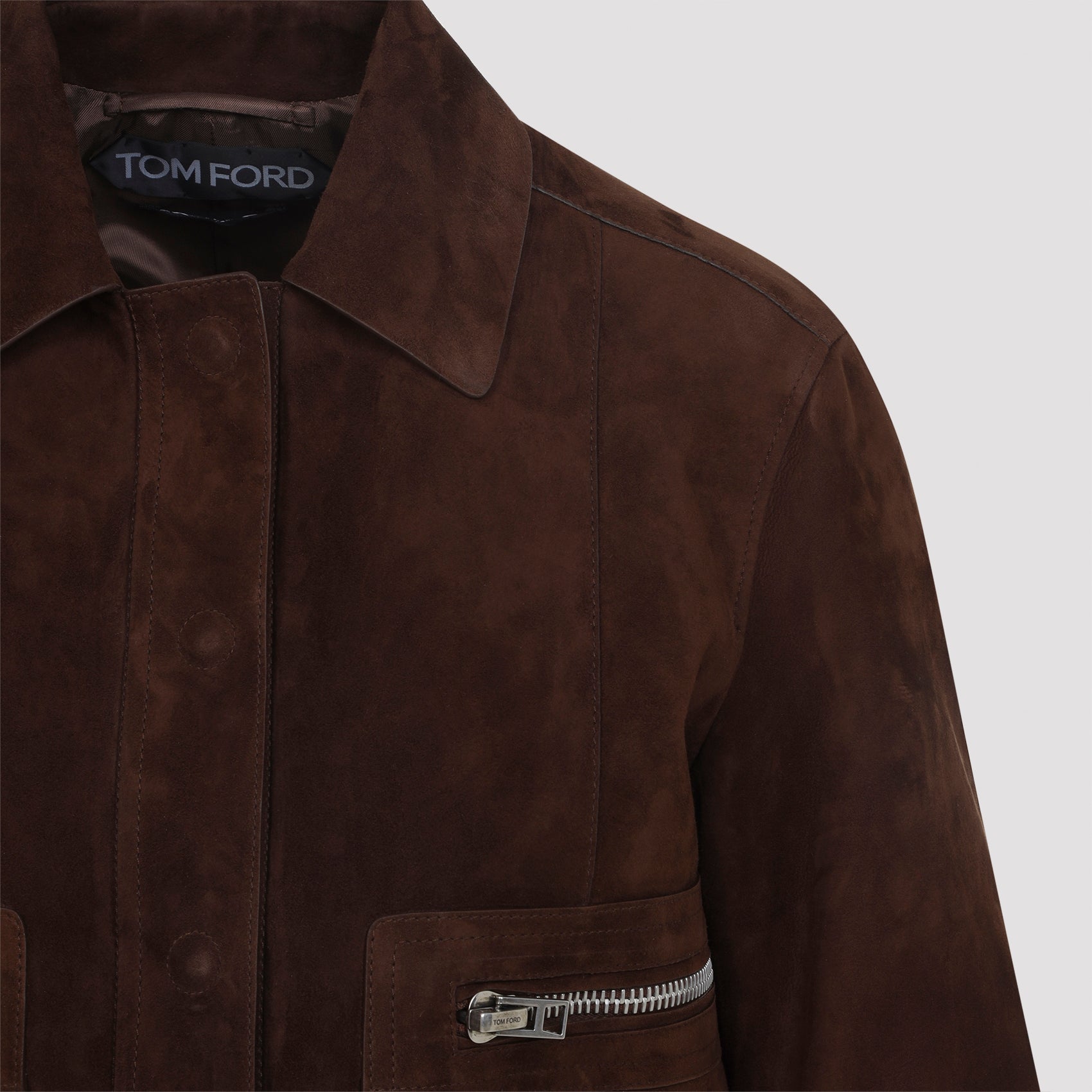 Tom Ford Lamb Suede Bomber Jacket Women TOM FORD