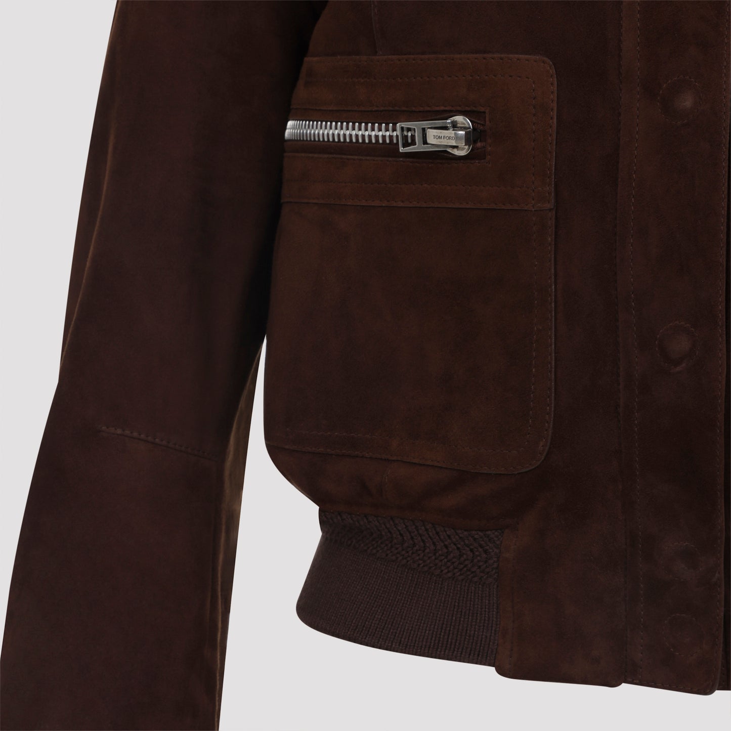Tom Ford Lamb Suede Bomber Jacket Women TOM FORD