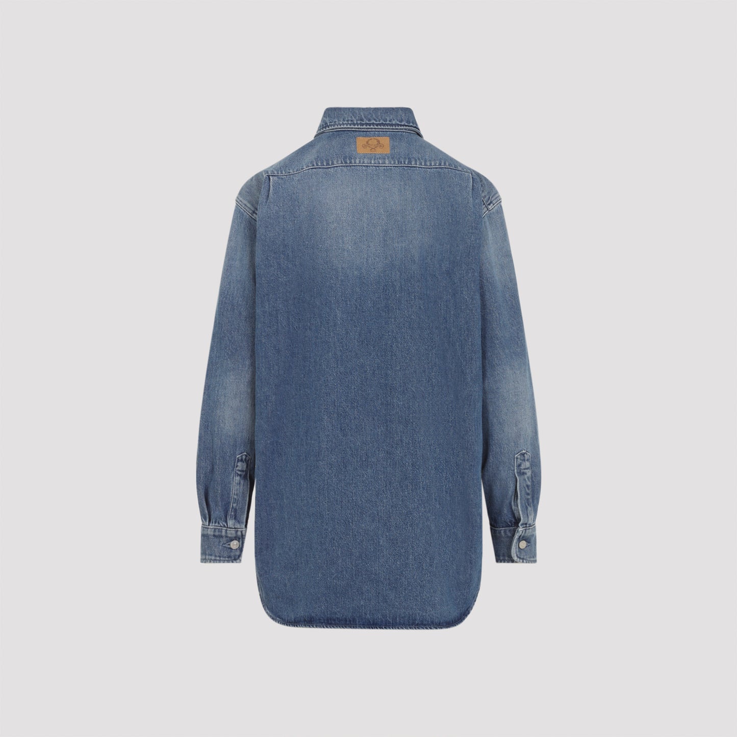 Moschino Heart Denim Shirt Women MOSCHINO