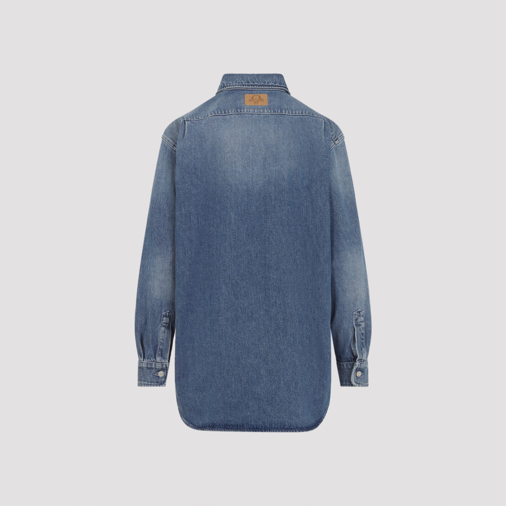 Moschino Heart Denim Shirt Women MOSCHINO