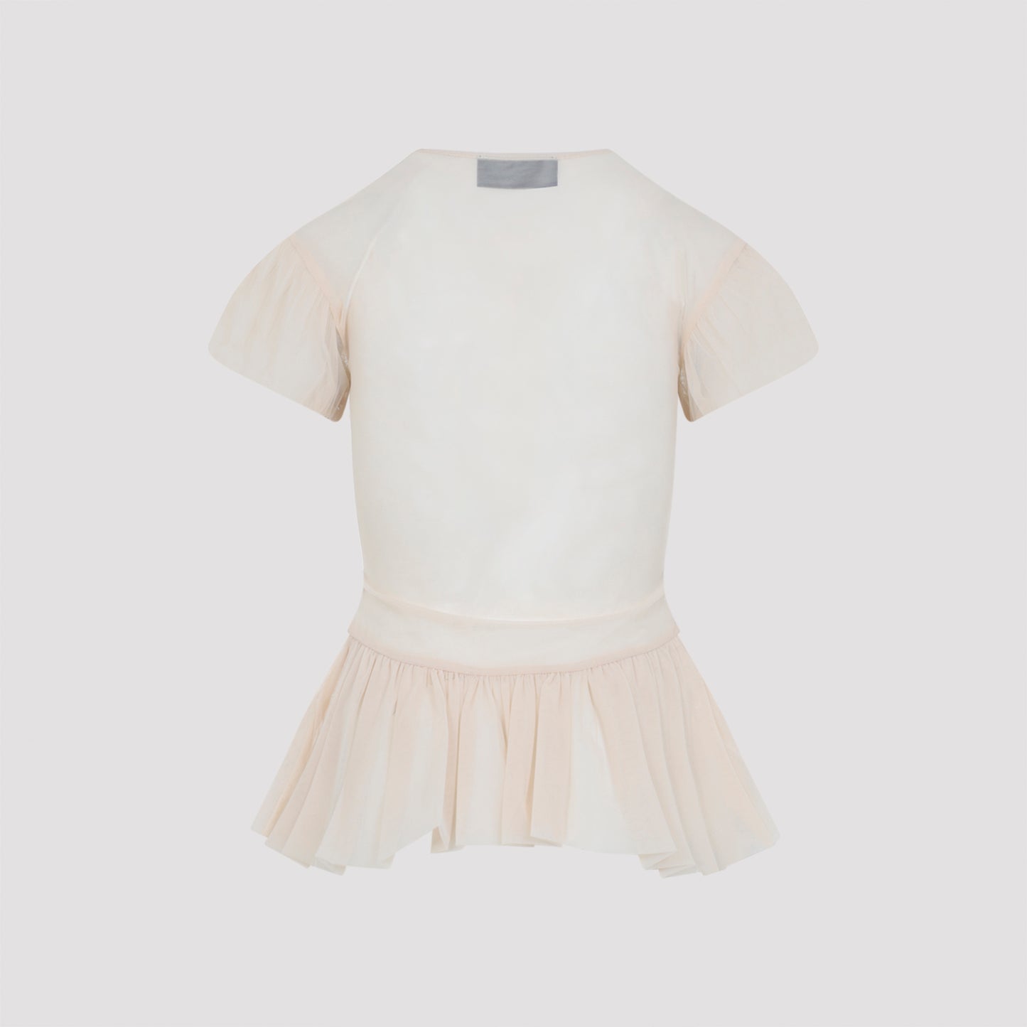 Simone Rocha Sheer Ballet Peplum Top Women SIMONE ROCHA