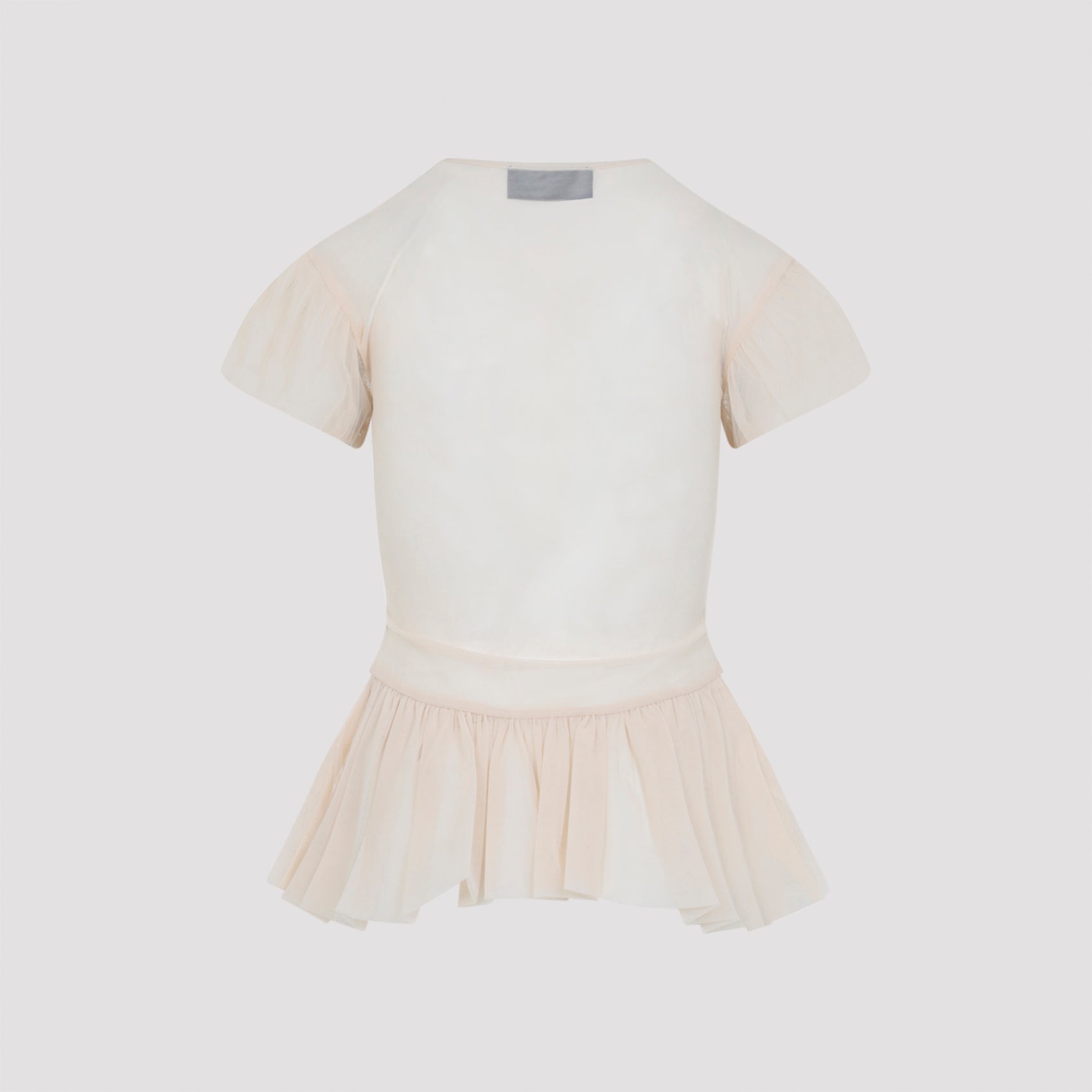 Simone Rocha Sheer Ballet Peplum Top Women SIMONE ROCHA