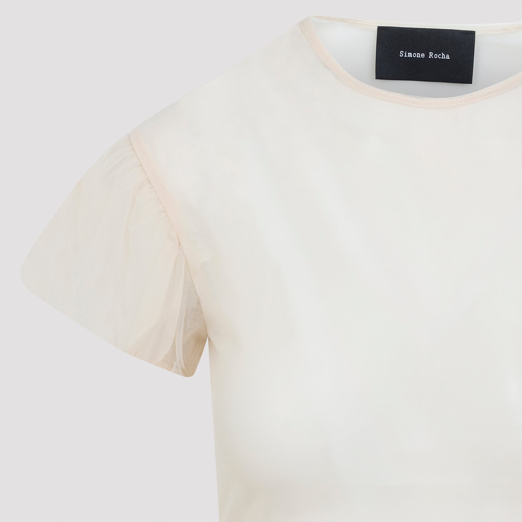 Simone Rocha Sheer Ballet Peplum Top Women SIMONE ROCHA