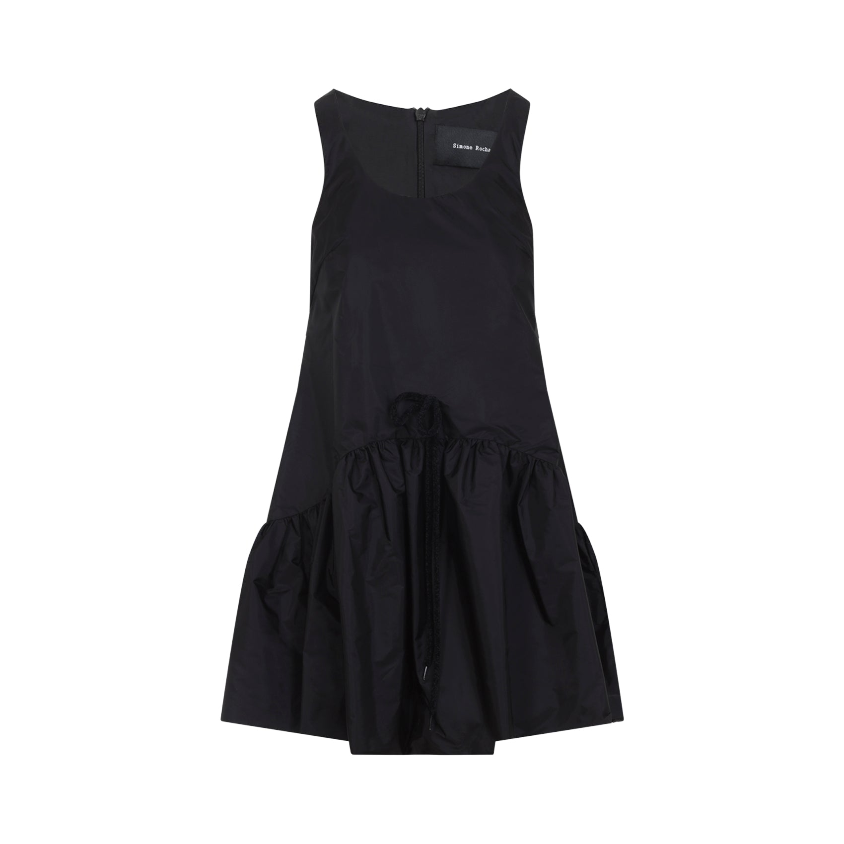 Simone Rocha Tapered Back Peplum Mini Dress Women SIMONE ROCHA
