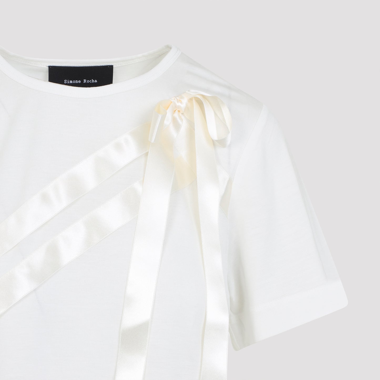 Simone Rocha Bow Sash Easy T-Shirt Women SIMONE ROCHA