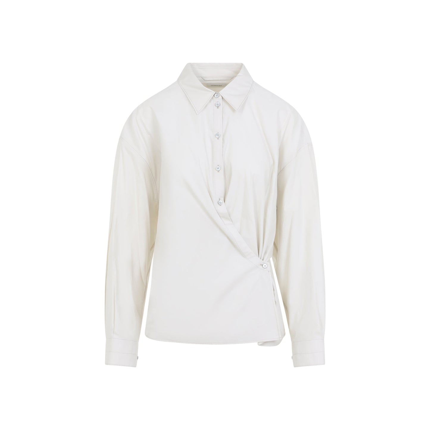 Lemaire Straight Collar Twisted Shirt Women LEMAIRE