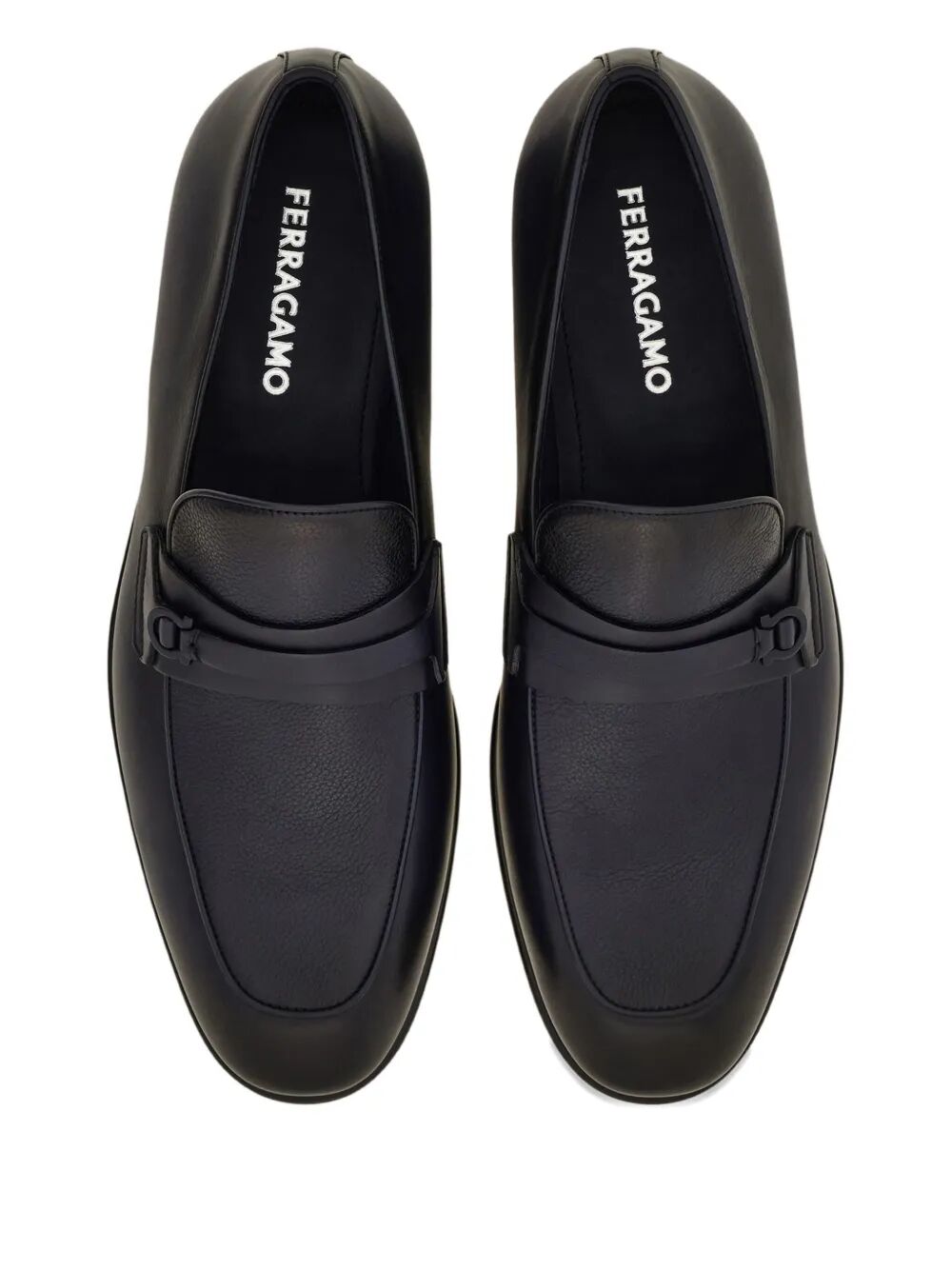 Ferragamo Men Desio Shaded Leather Loafers FERRAGAMO