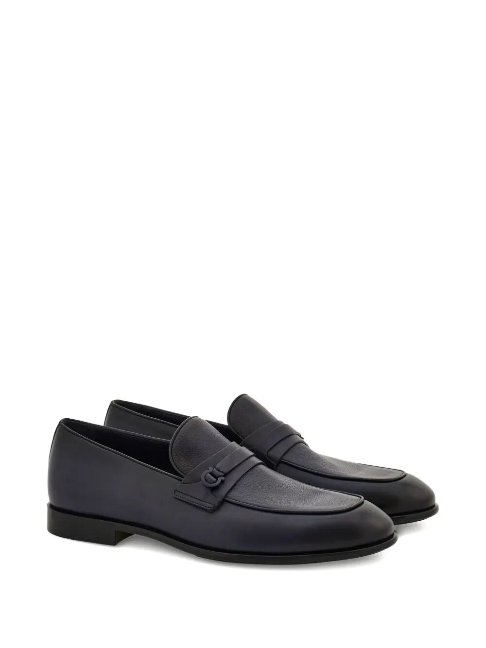 Ferragamo Men Desio Shaded Leather Loafers FERRAGAMO