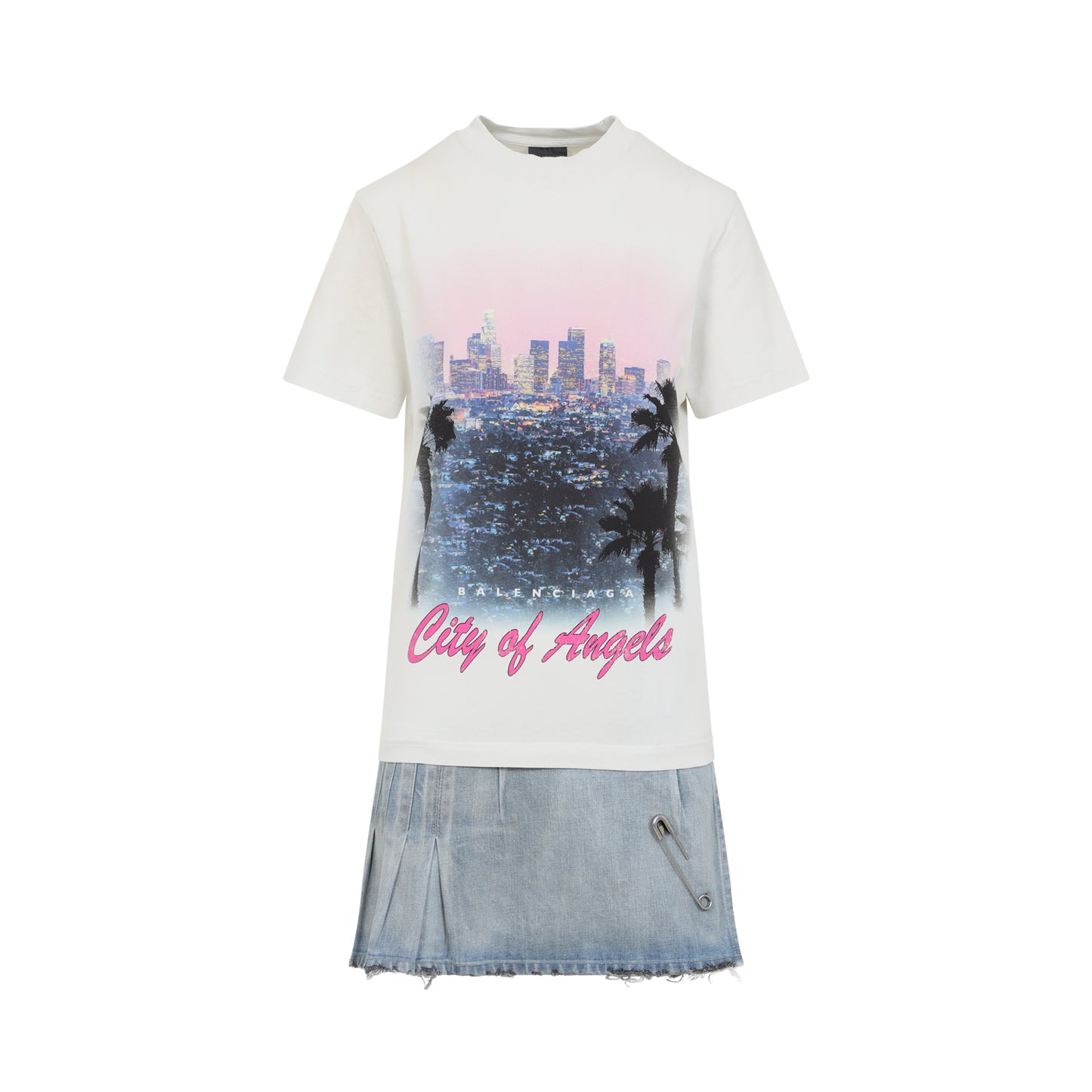 Balenciaga Layered Mini Dress Women BALENCIAGA