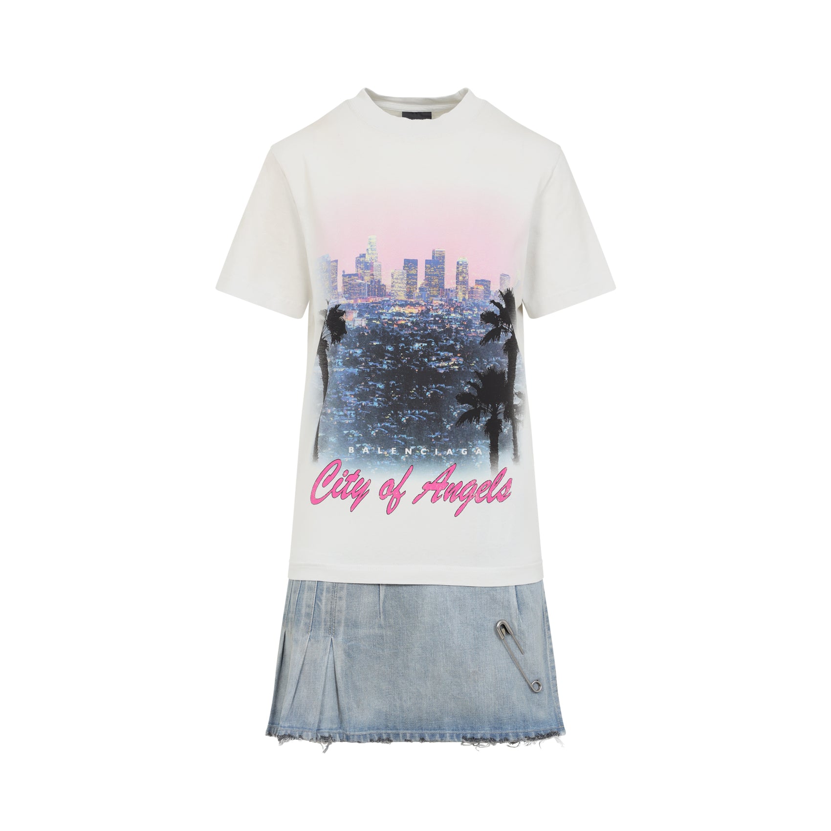 Balenciaga Layered Mini Dress Women BALENCIAGA