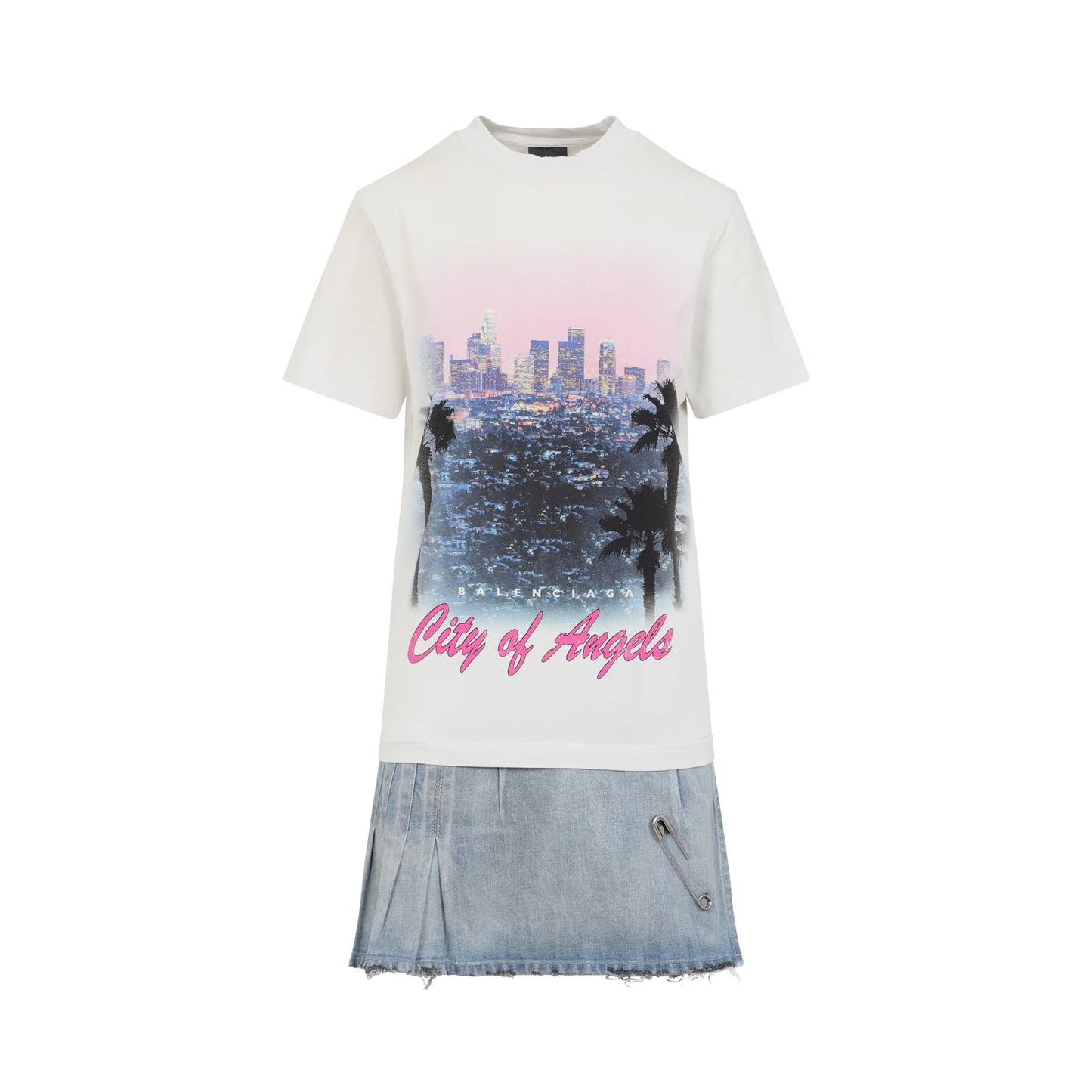 Balenciaga Layered Mini Dress Women BALENCIAGA