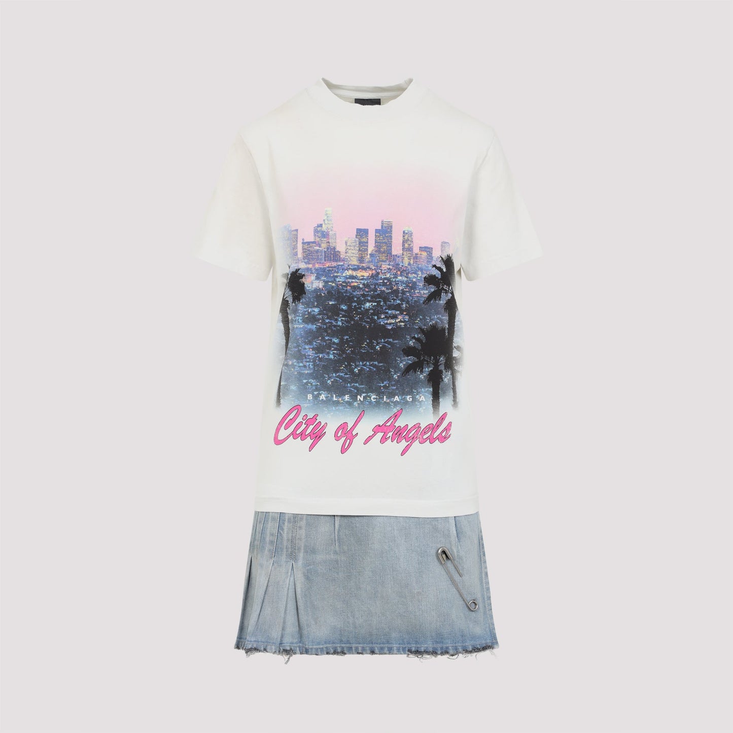 Balenciaga Layered Mini Dress Women BALENCIAGA