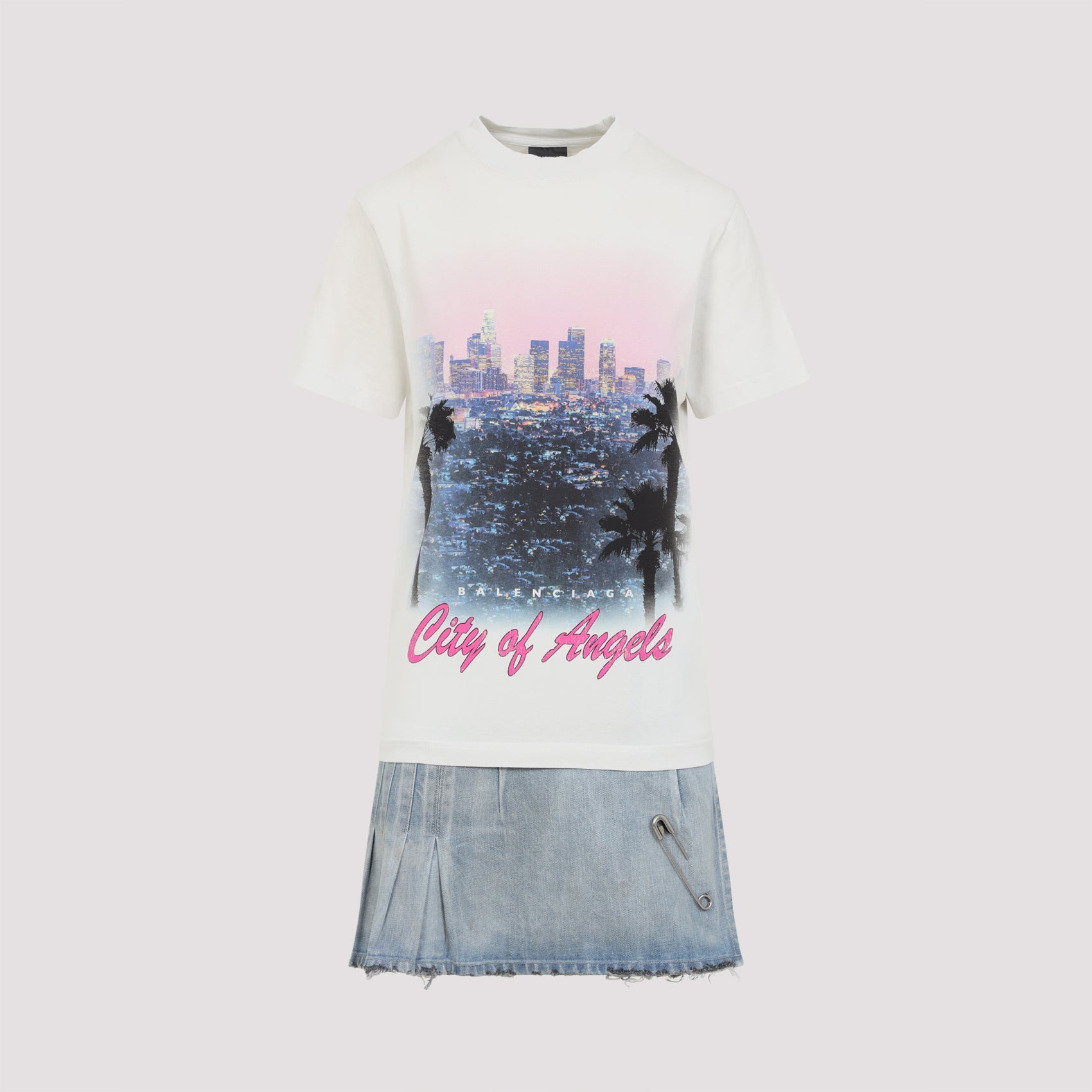 Balenciaga Layered Mini Dress Women BALENCIAGA