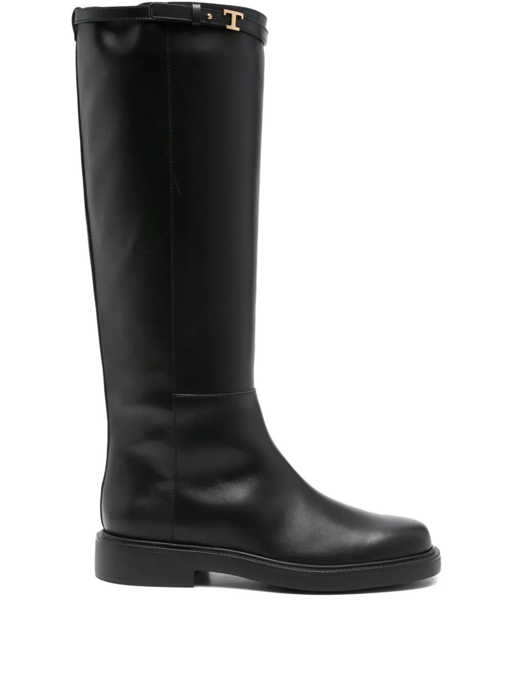 Tod's Women T-Buckle Leather Knee-High Boots TOD'S
