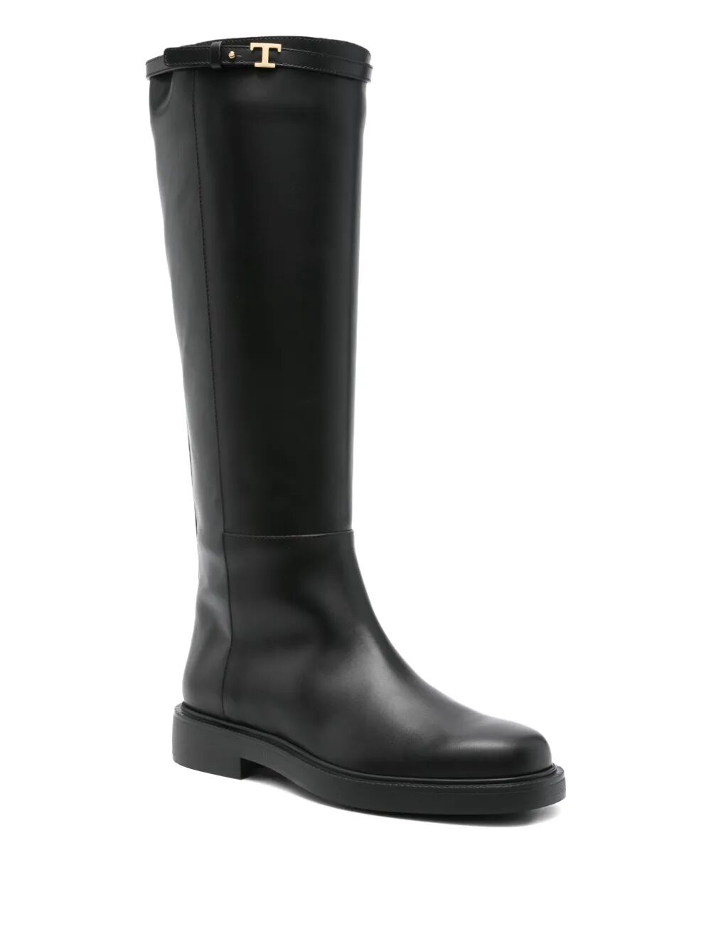 Tod's Women T-Buckle Leather Knee-High Boots TOD'S