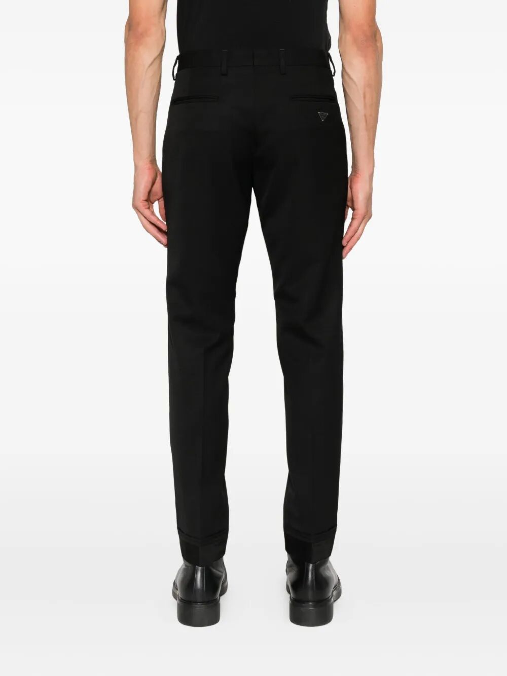 Prada Men Straight Leg Wool Trousers PRADA