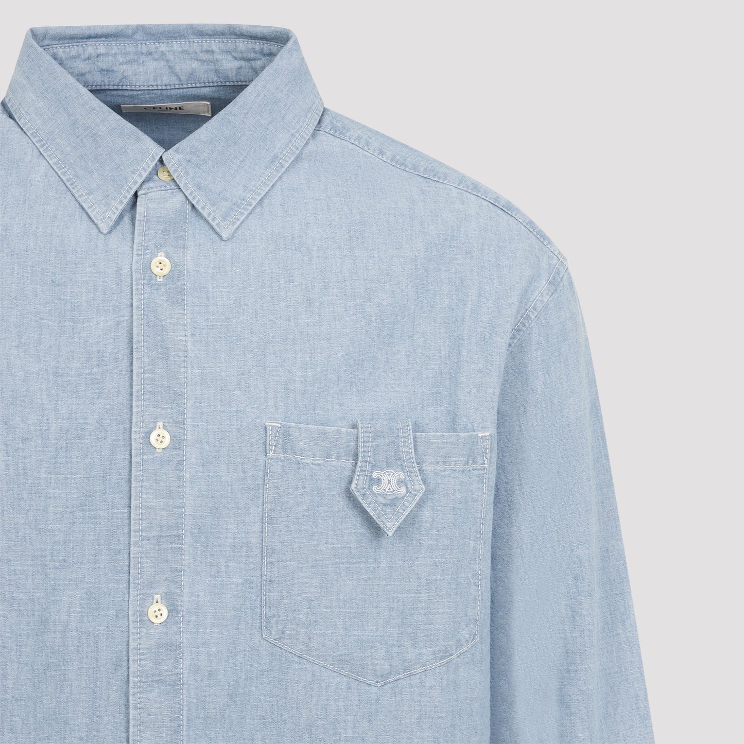 Celine Loose Cotton Shirt Men CELINE