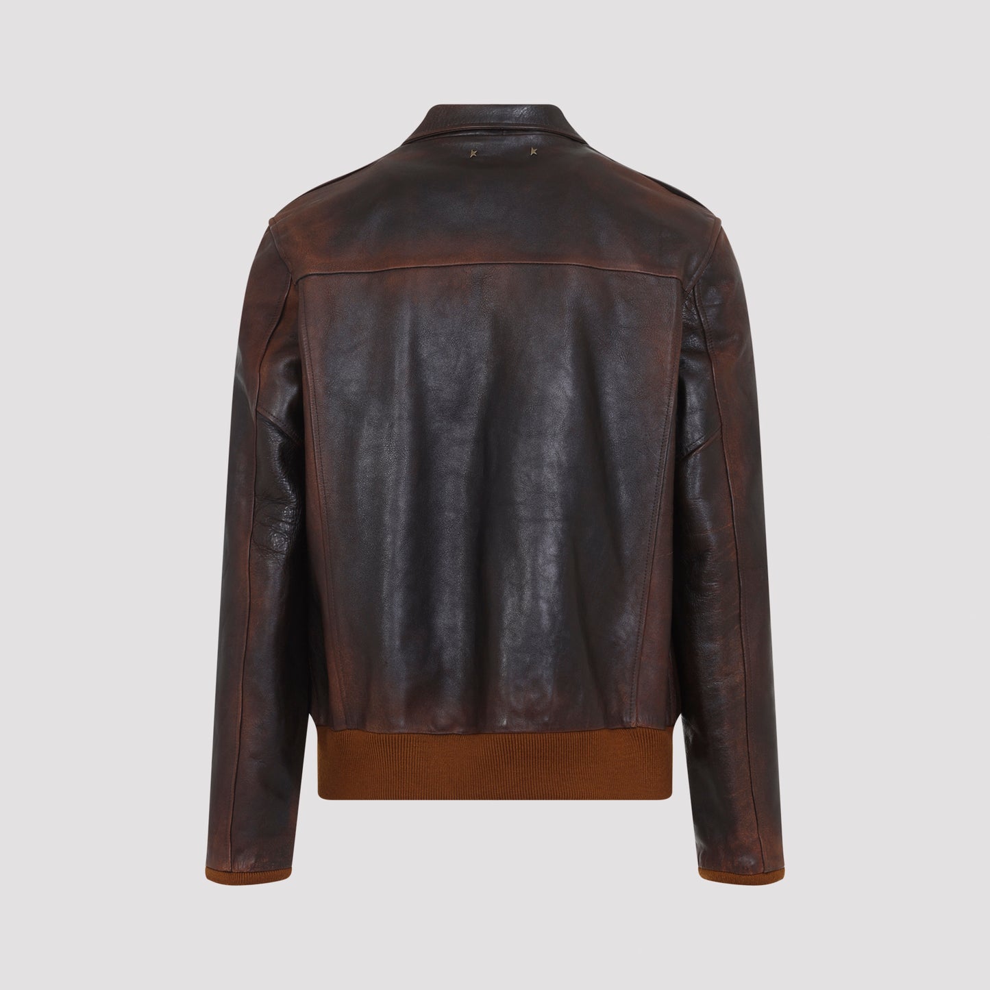 Golden Goose Leather Bomber Jacket Men GOLDEN GOOSE