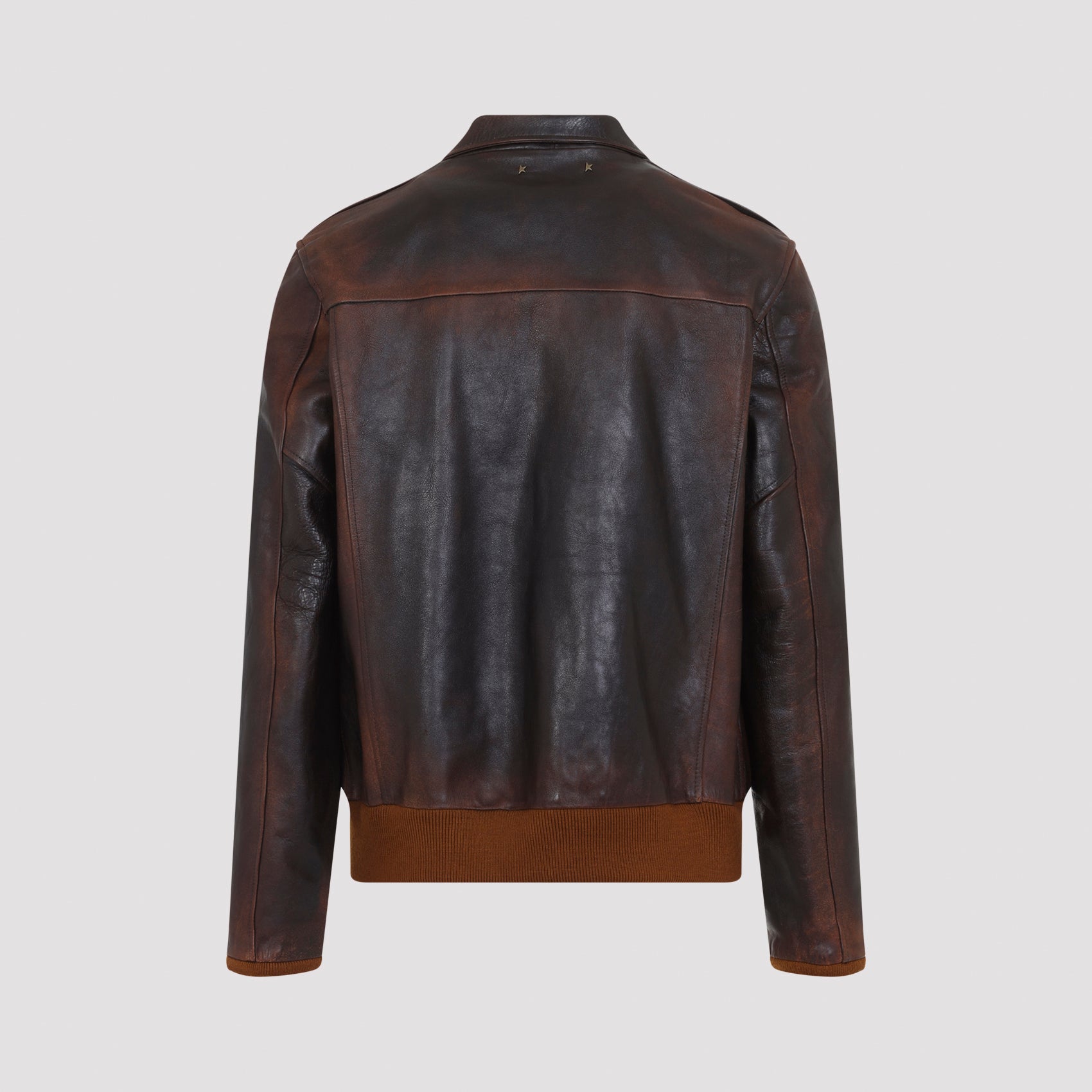 Golden Goose Leather Bomber Jacket Men GOLDEN GOOSE