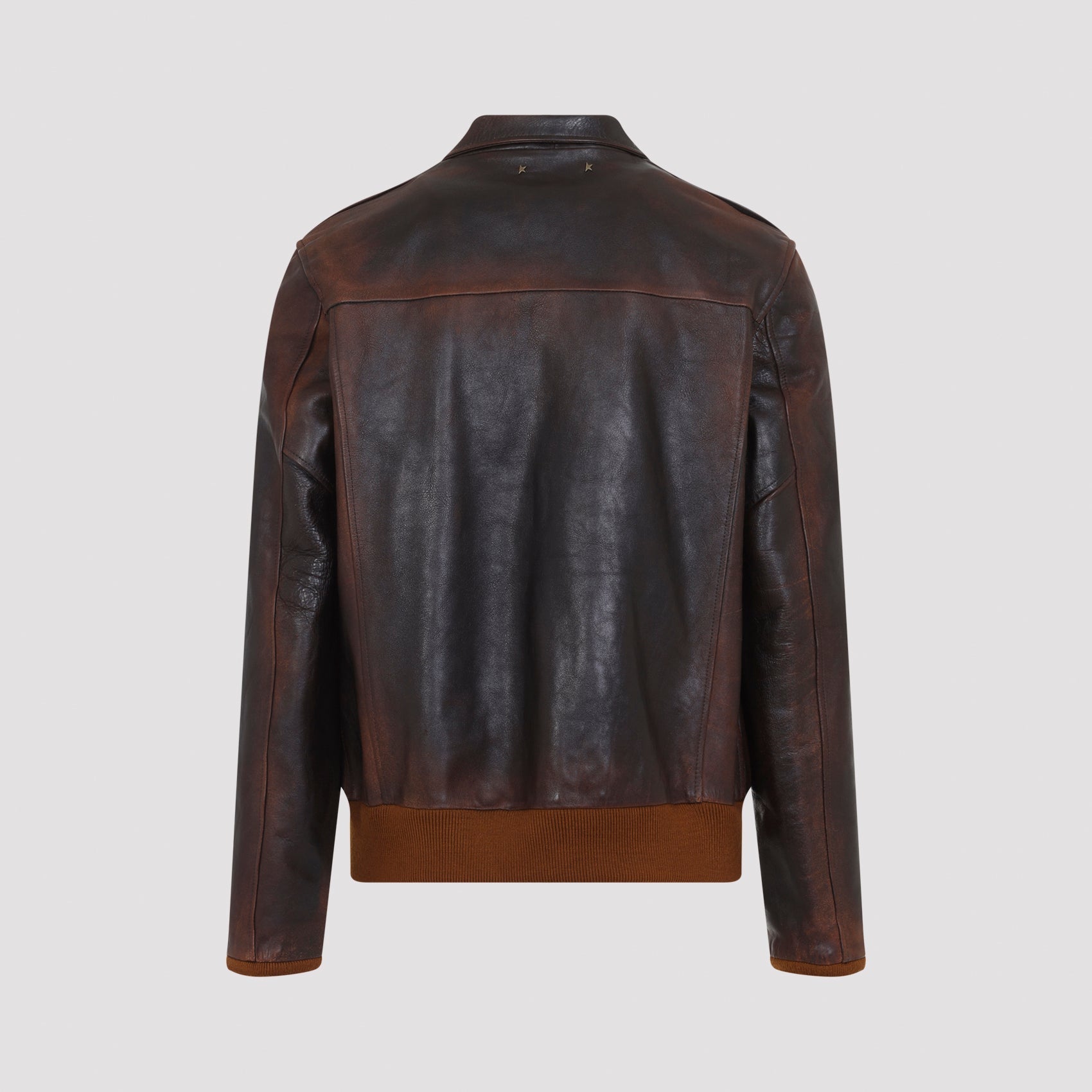 Golden Goose Leather Bomber Jacket Men GOLDEN GOOSE