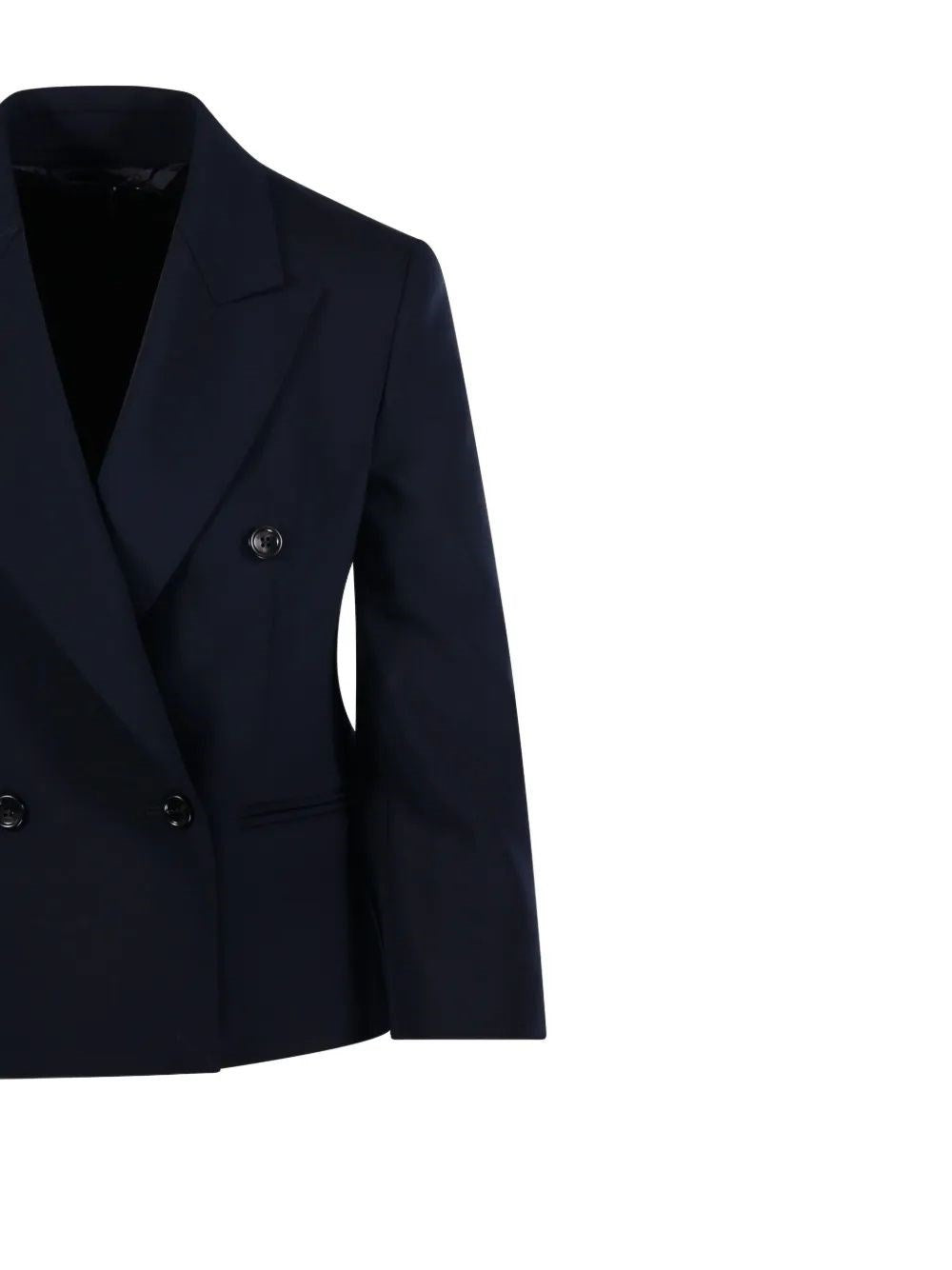Max Mara Women Wool Canvas Crop Blazer MAX MARA