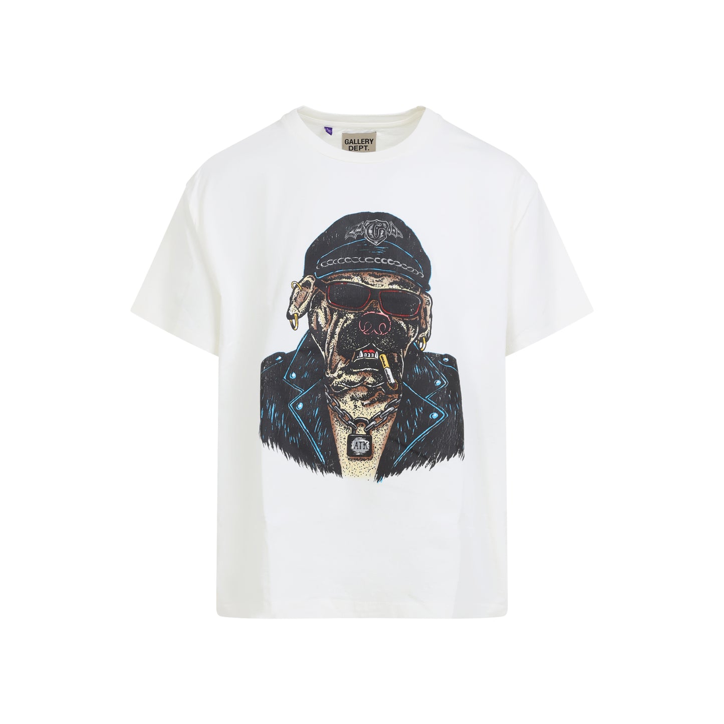 Gallery Dept. Oct Biker Dog T-Shirt Men GALLERY DEPT.